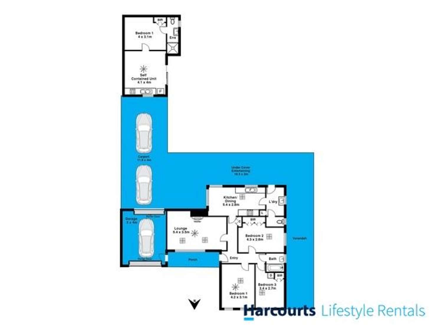 Floorplan of Homely house listing, 21 Coral Sea Road, Fulham SA 5024