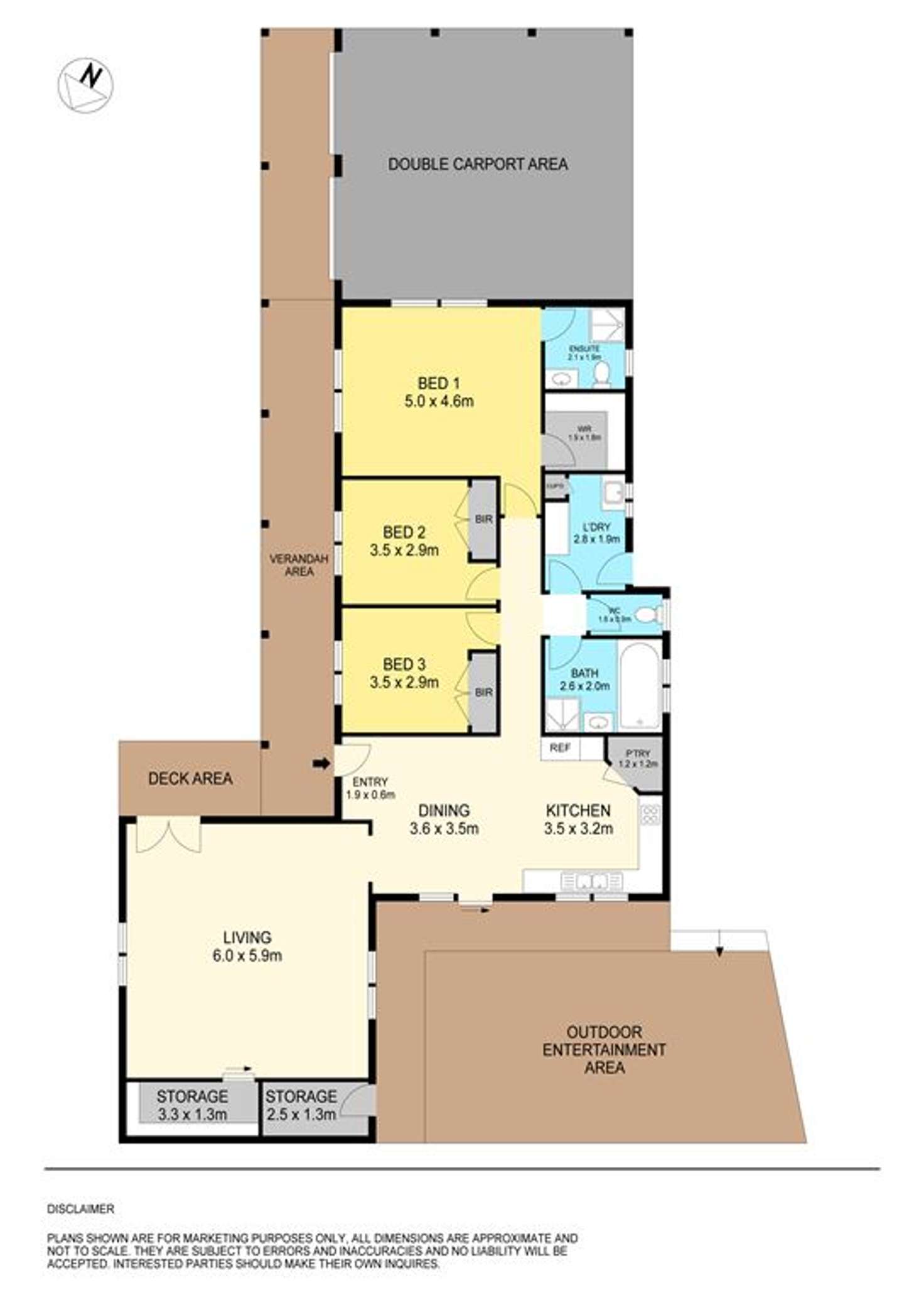 Floorplan of Homely house listing, 3 Gordon Street, Ballarat East VIC 3350