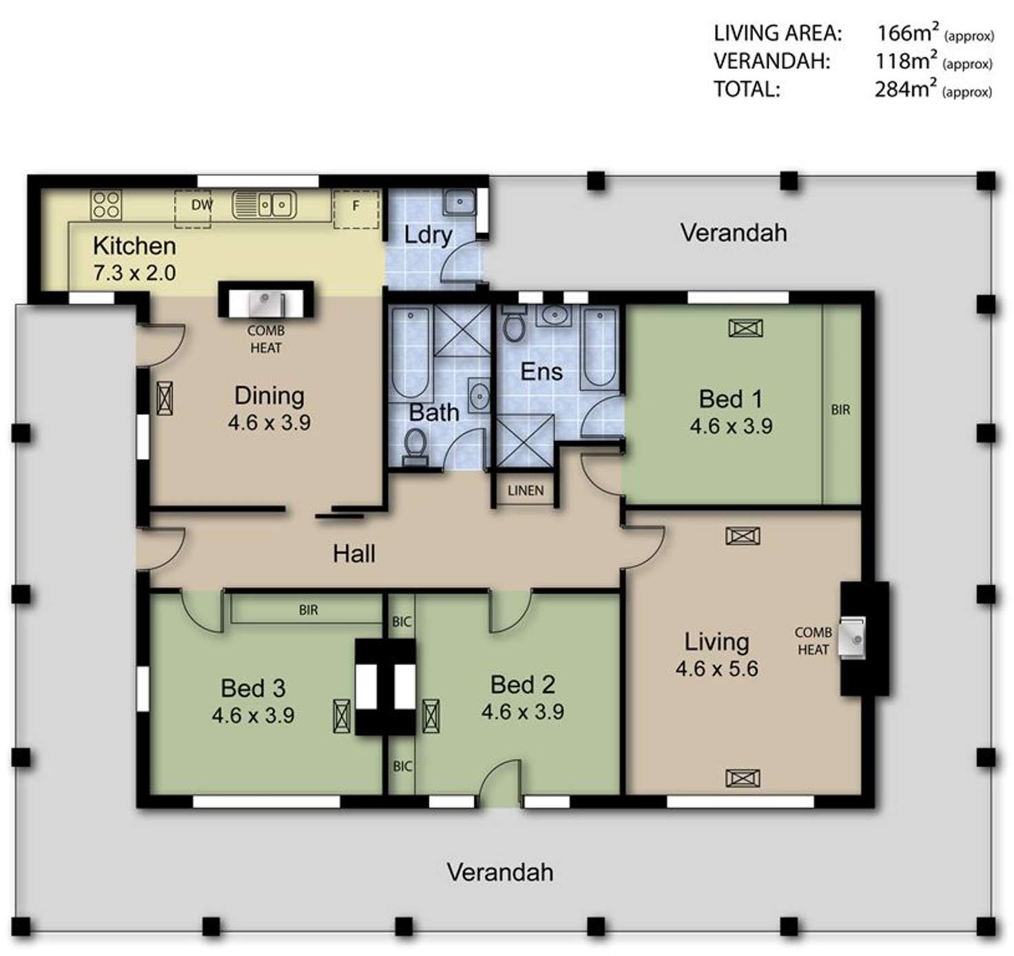 Floorplan of Homely acreageSemiRural listing, 145 Muellers Road, Birdwood SA 5234