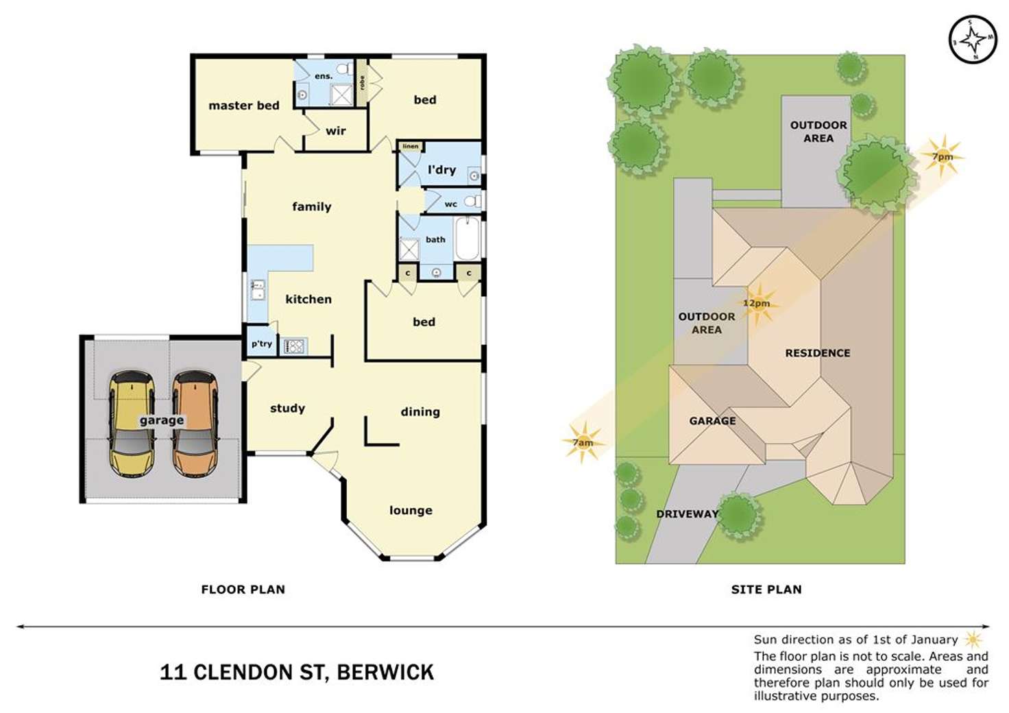 Floorplan of Homely house listing, 11 Clendon Street, Berwick VIC 3806