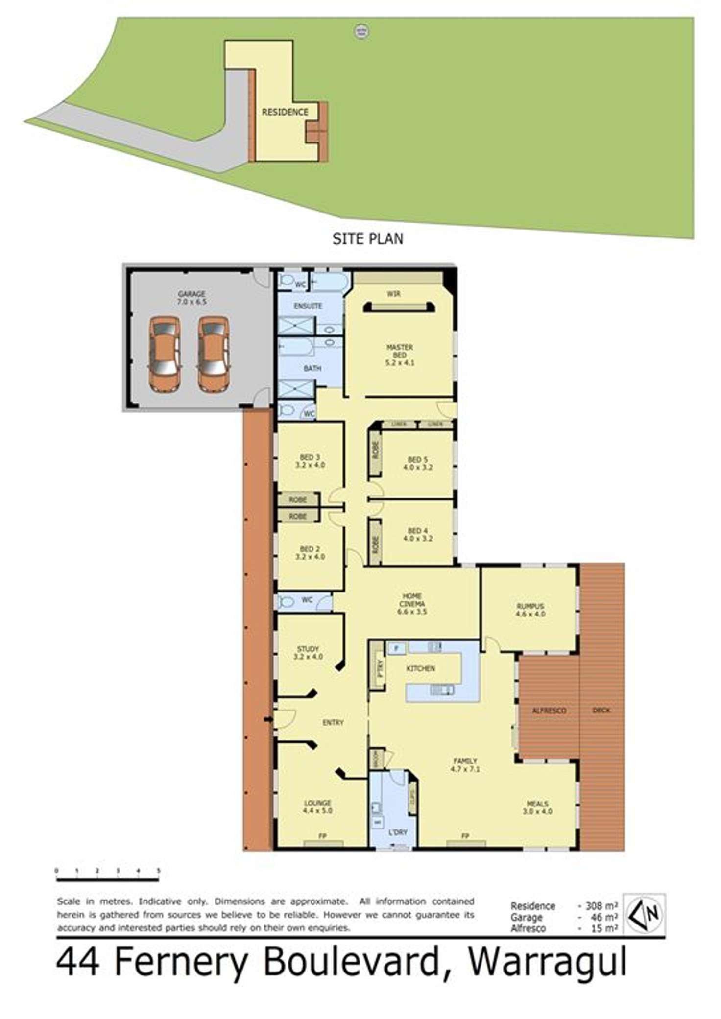 Floorplan of Homely house listing, 44 Fernery Boulevard, Warragul VIC 3820