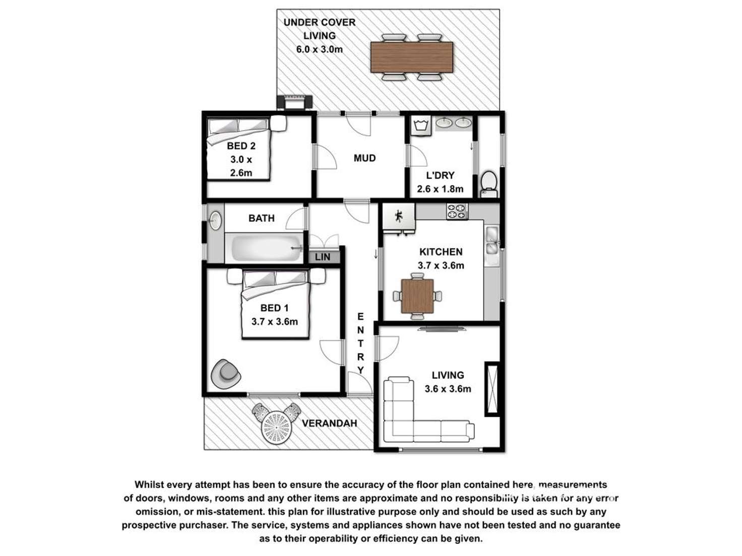 Floorplan of Homely house listing, 3 McConochie Street, Coleraine VIC 3315