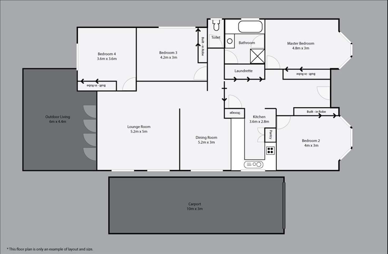Floorplan of Homely house listing, 16 Wantana Crescent, Edens Landing QLD 4207
