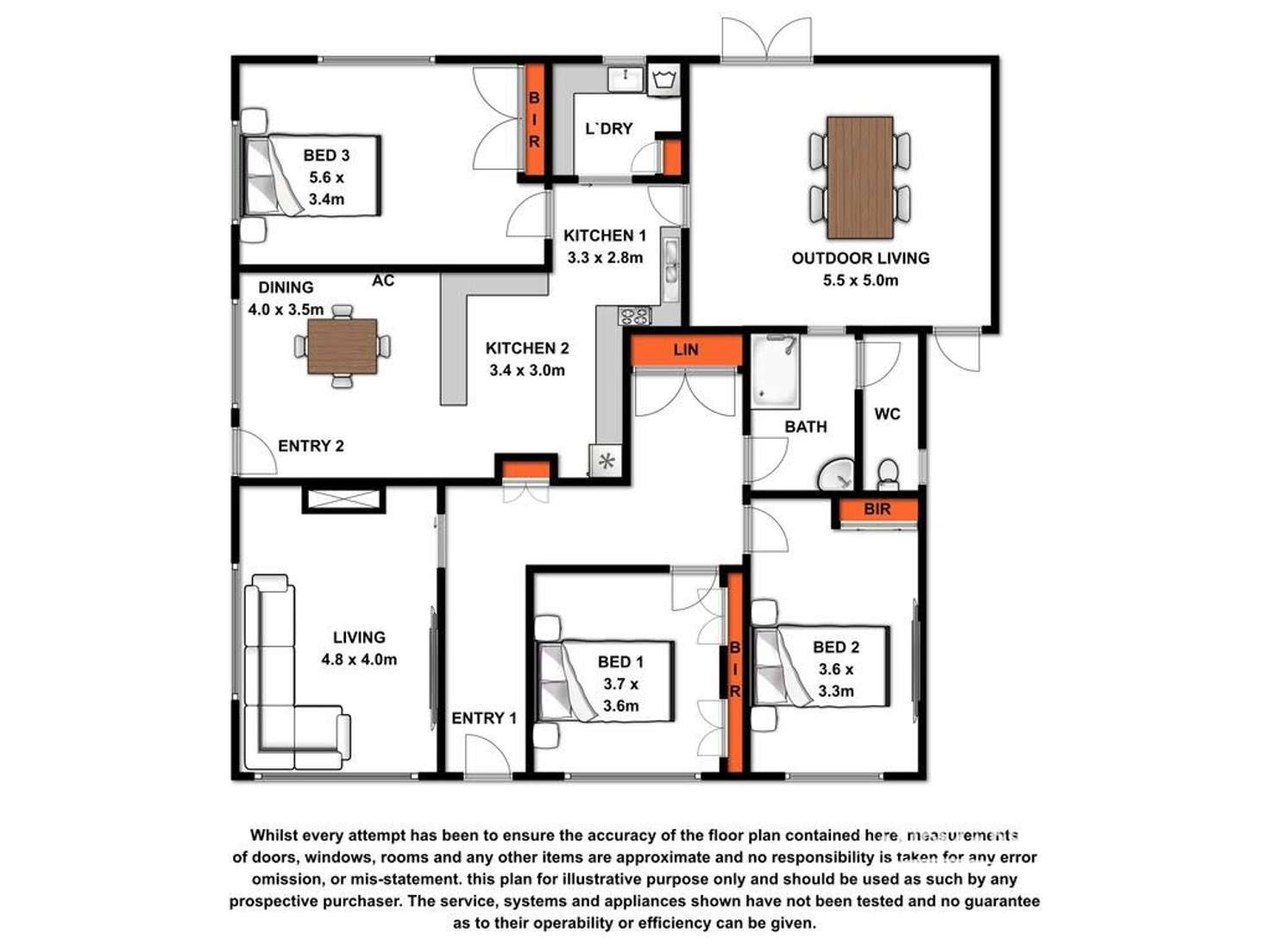 Floorplan of Homely house listing, 96 Bree Road, Hamilton VIC 3300