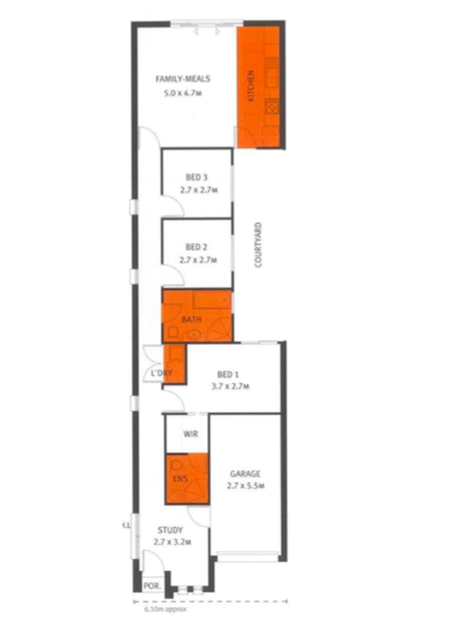 Floorplan of Homely house listing, 12 Lyons Street, Andrews Farm SA 5114