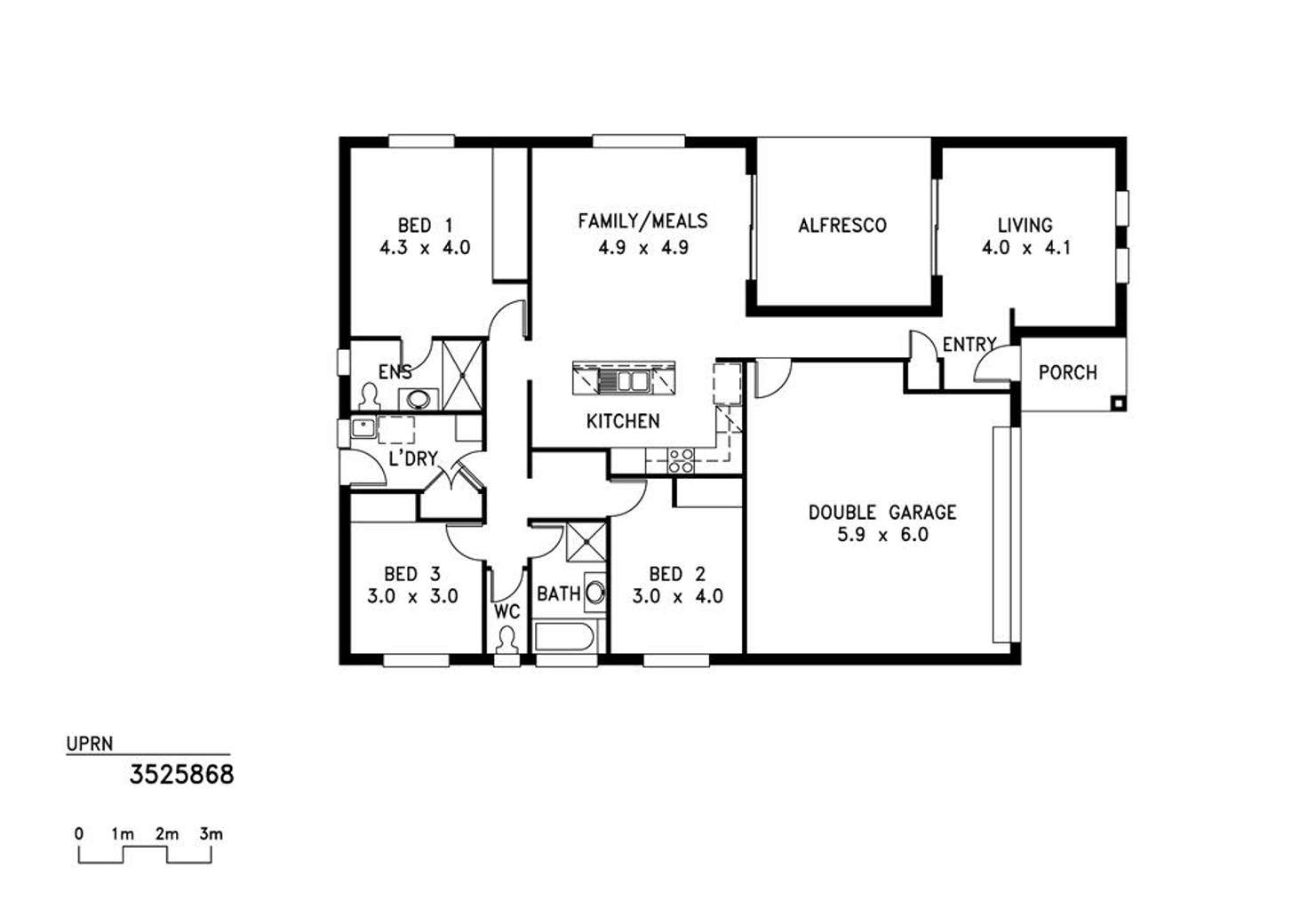 Floorplan of Homely house listing, (DHA) Defence Housing Australia, Blakeview SA 5114