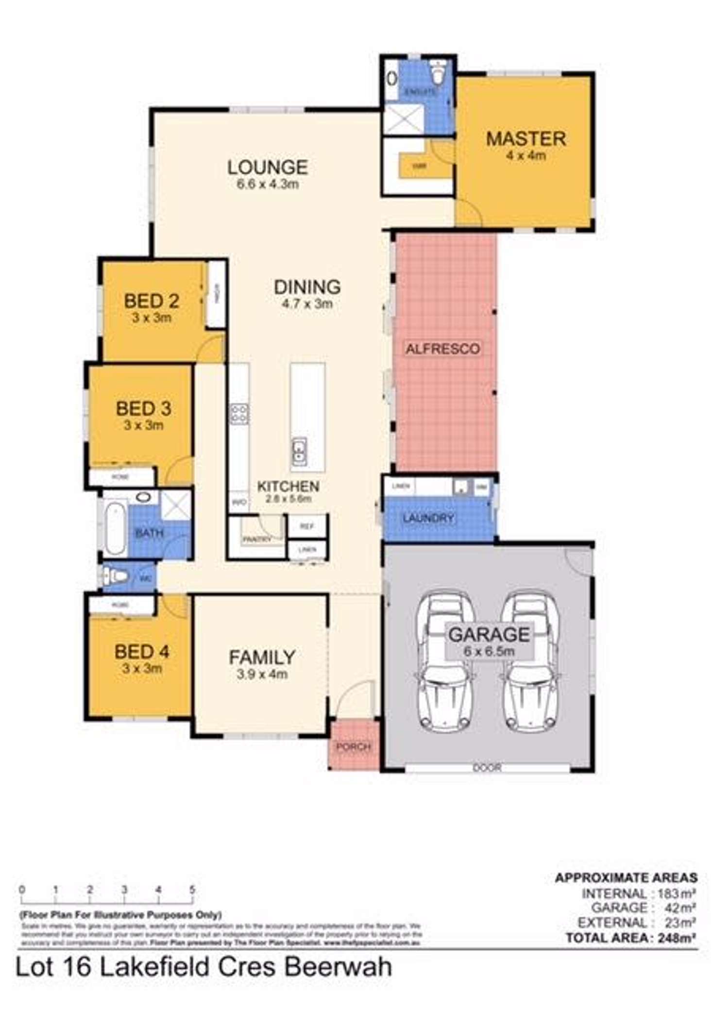 Floorplan of Homely house listing, 17 Lakefield Crescent, Beerwah QLD 4519