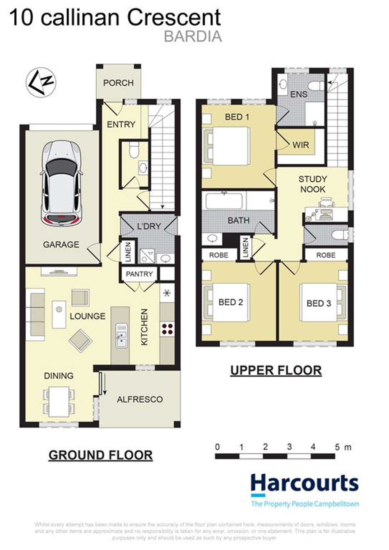 Floorplan of Homely semiDetached listing, 10 Callinan Crescent, Bardia NSW 2565