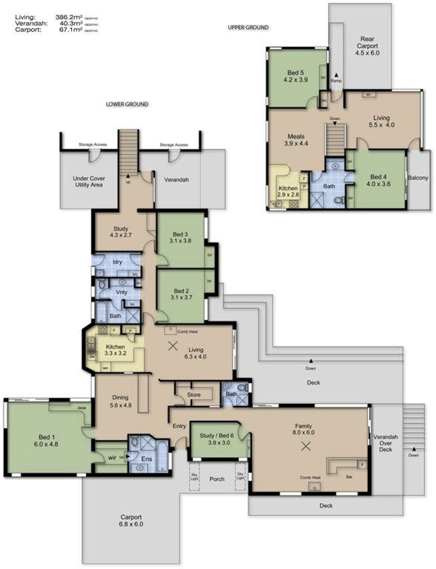 Floorplan of Homely house listing, 5 Oakwood Court, Heathfield SA 5153