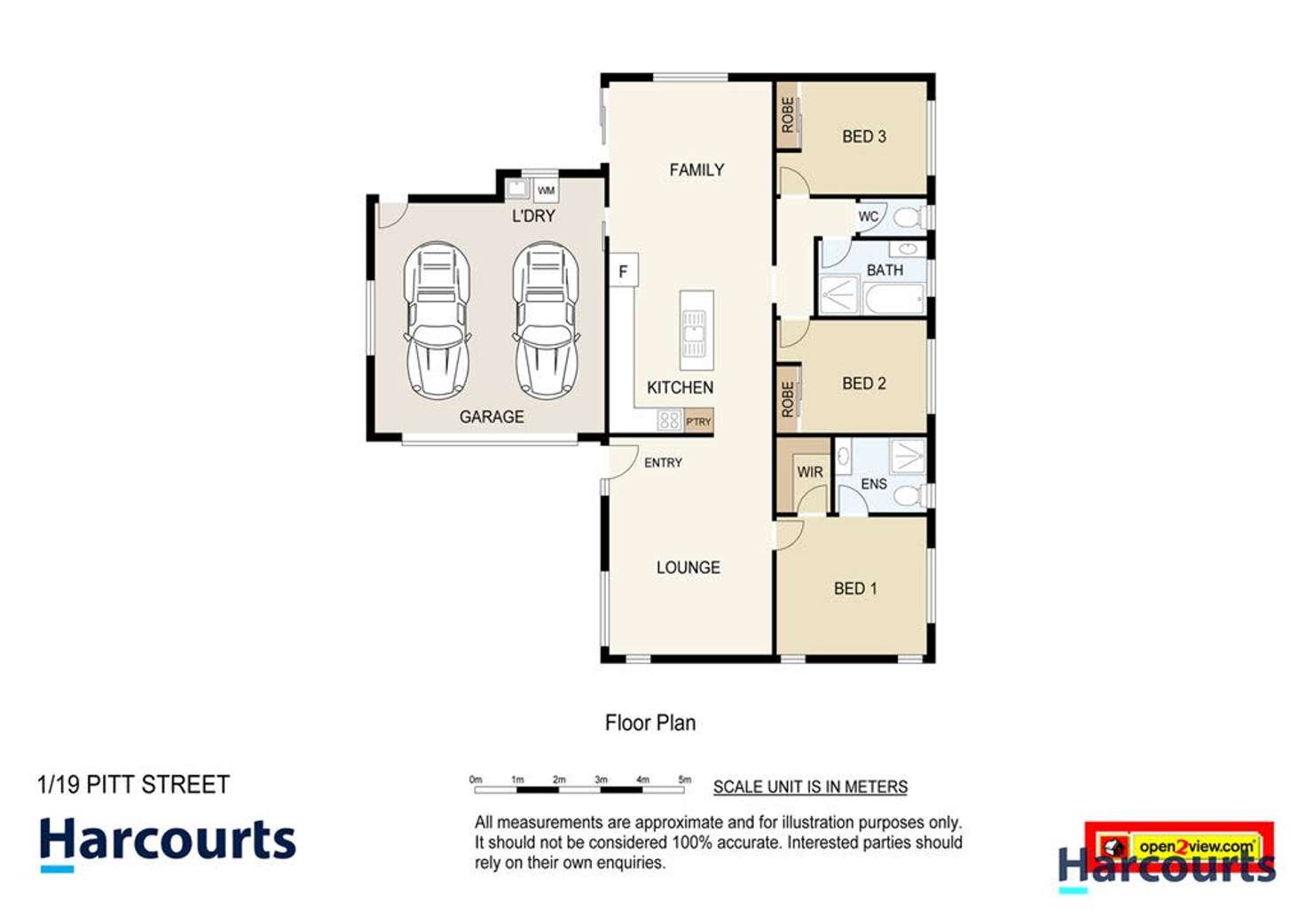 Floorplan of Homely villa listing, 19 Pitt Street, Beaudesert QLD 4285