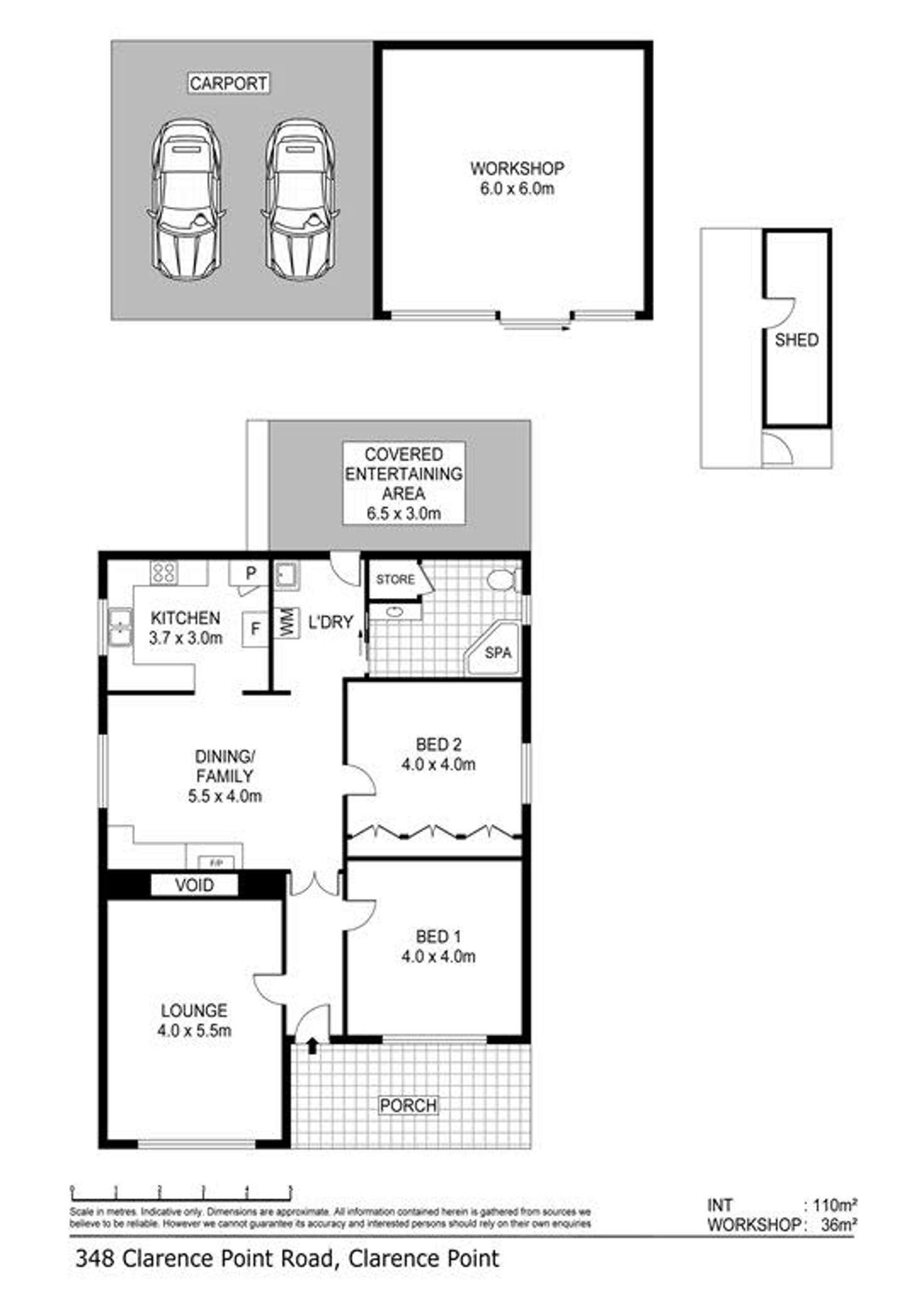 Floorplan of Homely house listing, 348 Clarence Point Road, Clarence Point TAS 7270