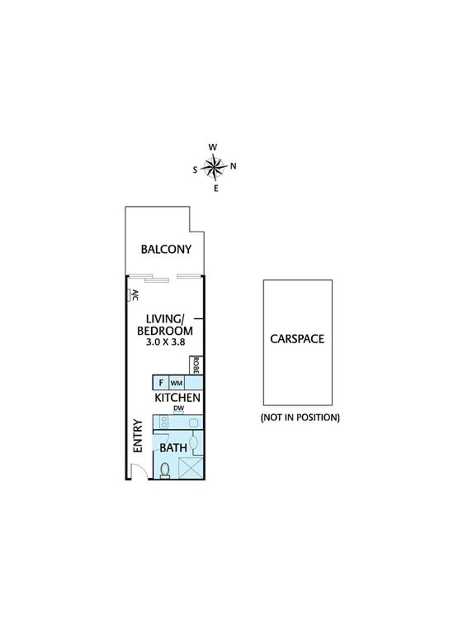 Floorplan of Homely apartment listing, 112/154 Elgar Road, Box Hill South VIC 3128