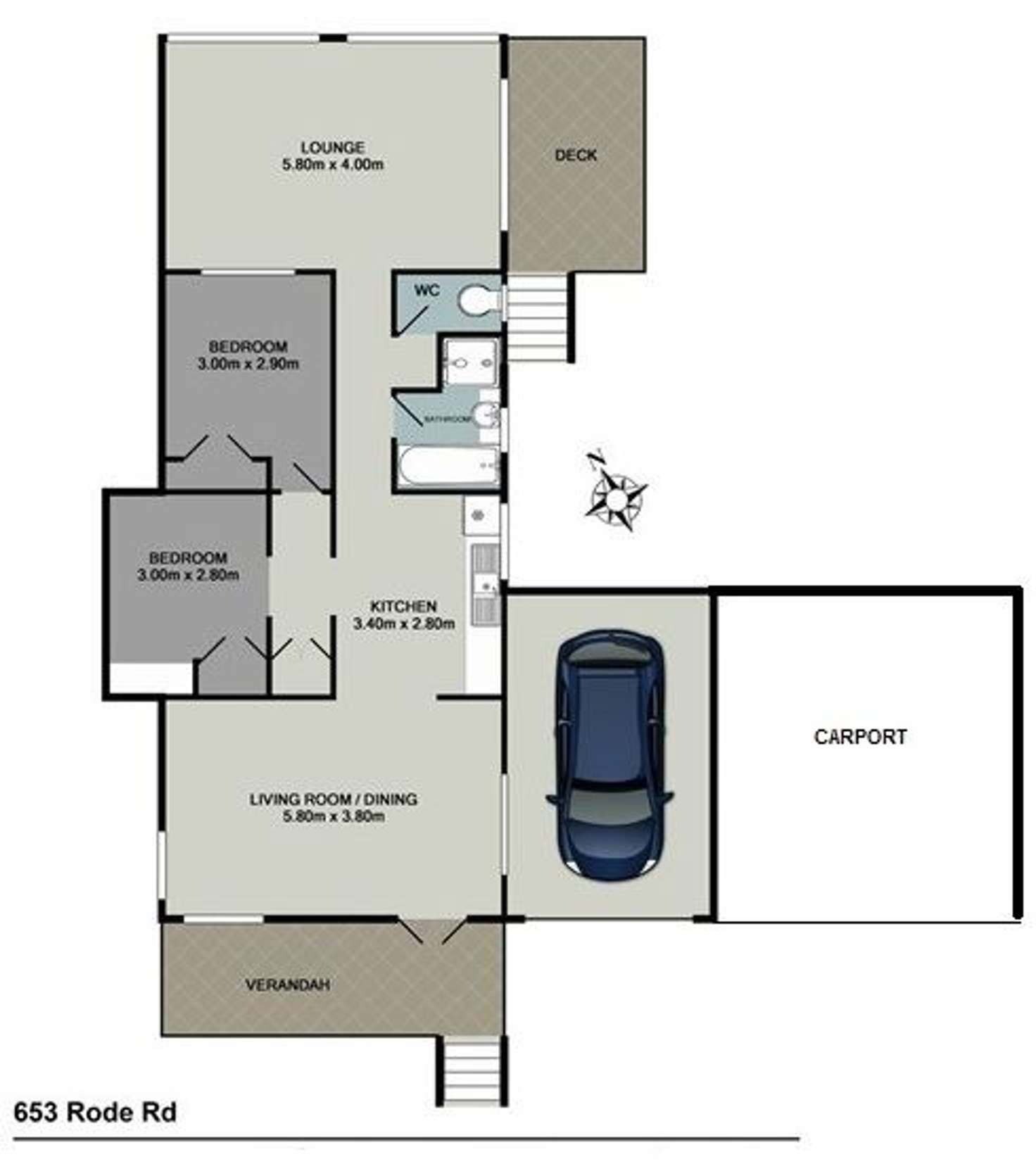 Floorplan of Homely house listing, 653 Rode Road, Chermside West QLD 4032