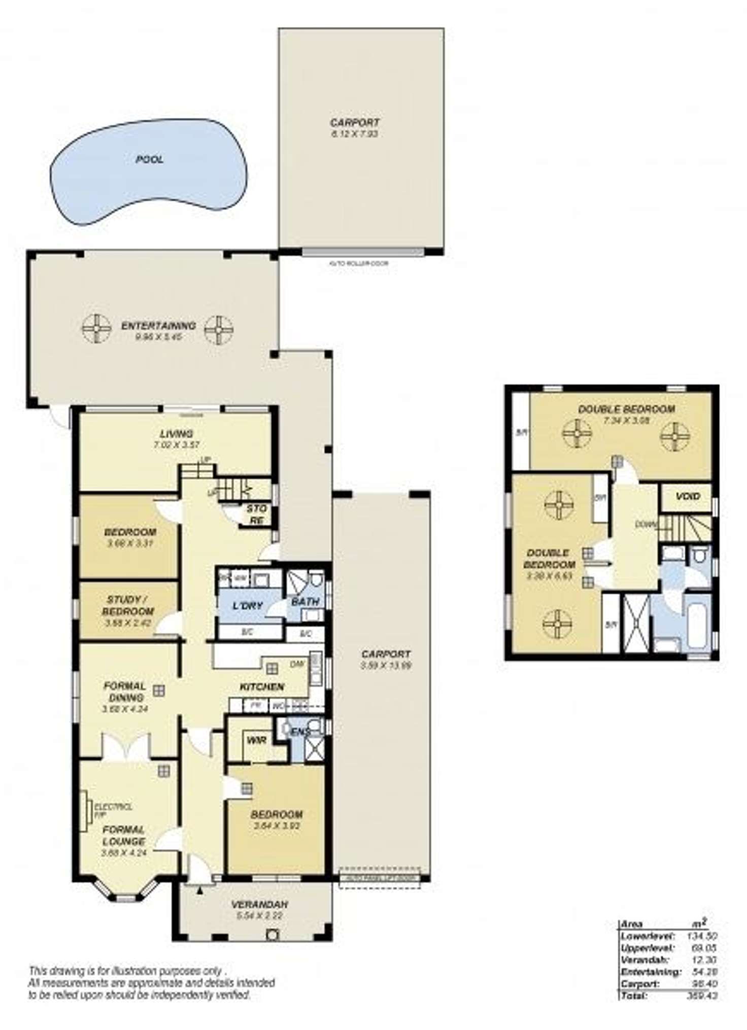 Floorplan of Homely house listing, 38 Kyeema Avenue, Cumberland Park SA 5041