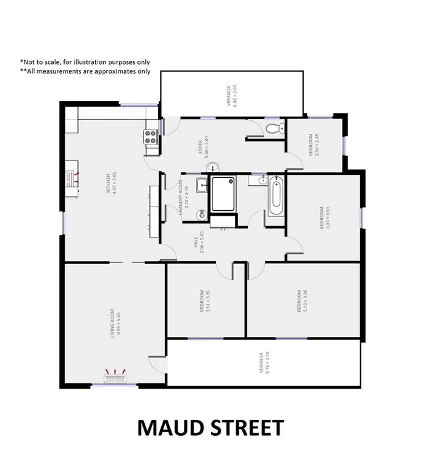 Floorplan of Homely house listing, 2 Maud Street, Warooka SA 5577