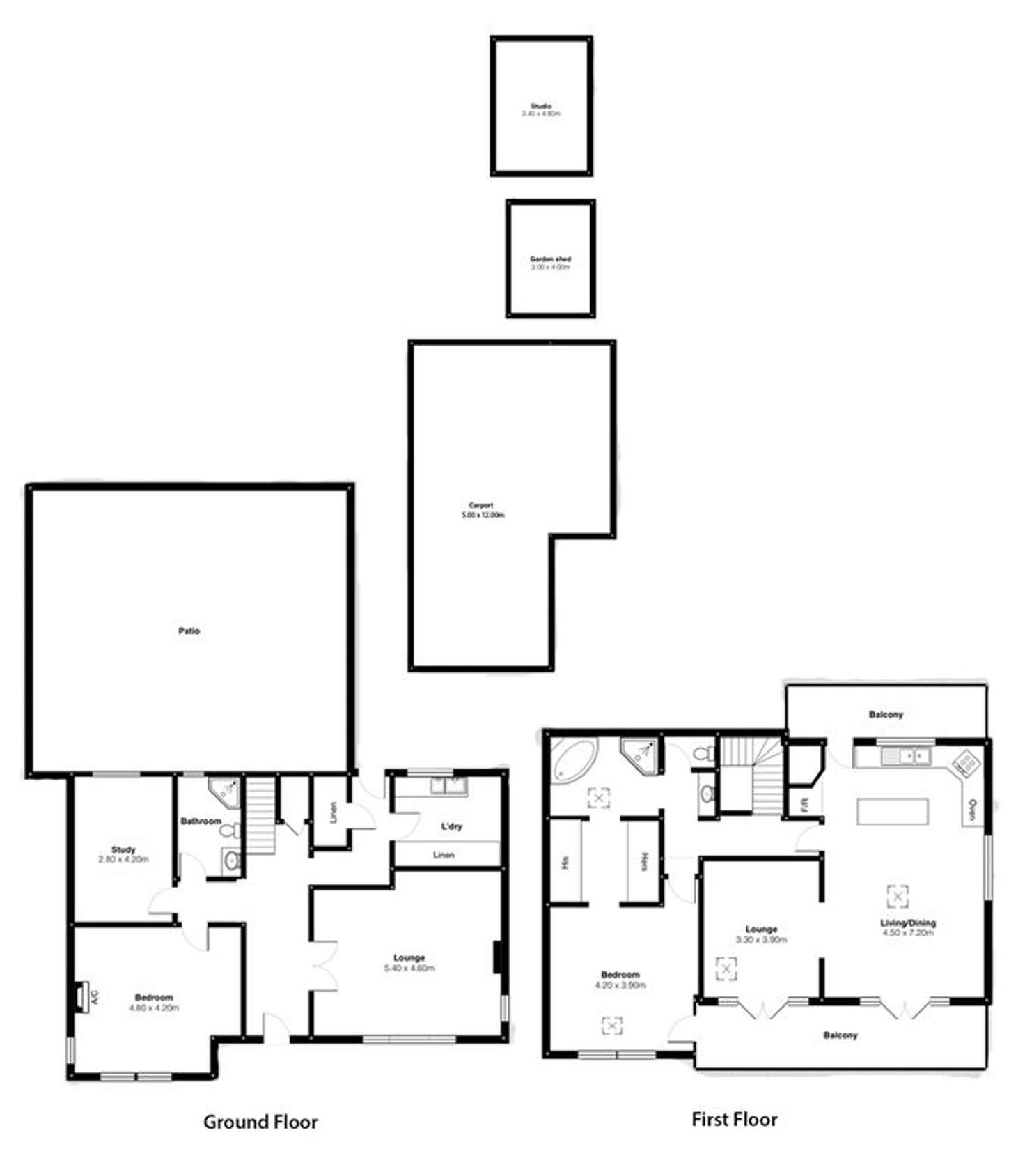 Floorplan of Homely house listing, 9 Rosetta Terrace, Port Elliot SA 5212