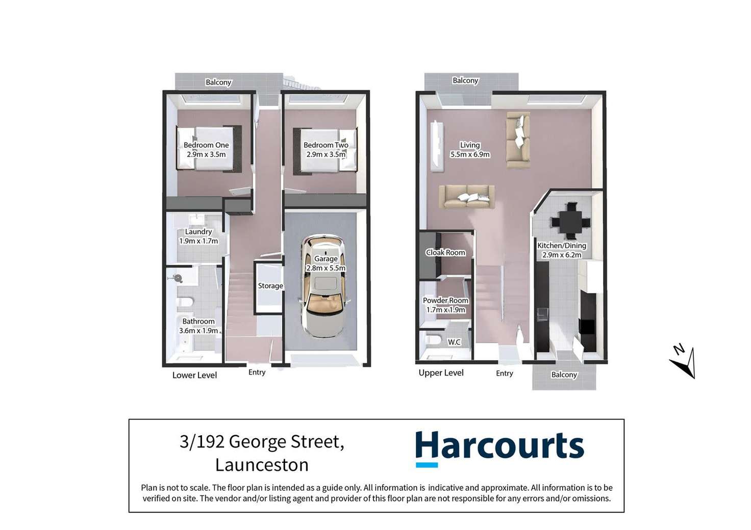 Floorplan of Homely unit listing, 3/192 George Street, Launceston TAS 7250