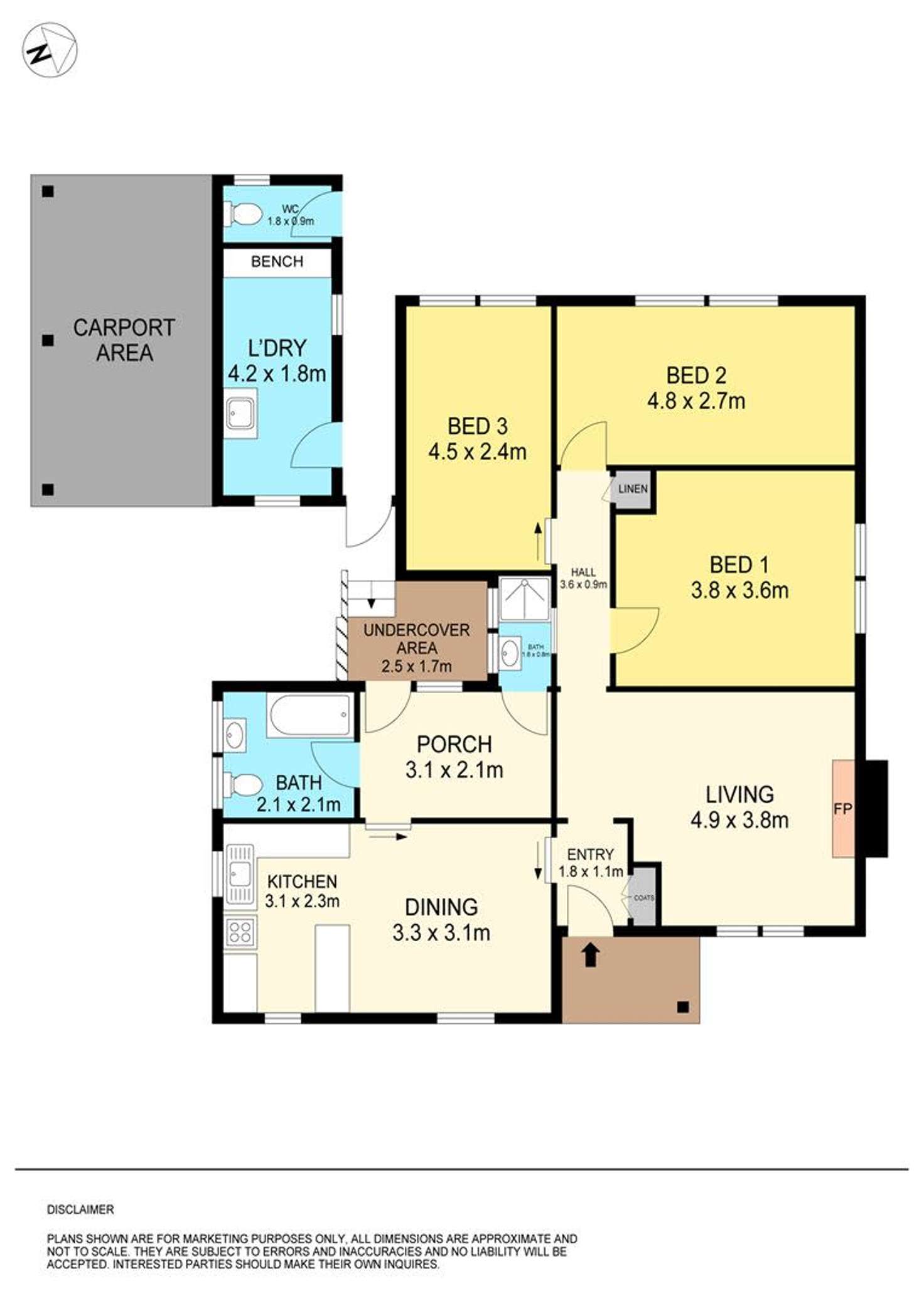 Floorplan of Homely house listing, 1009 Havelock Street, Ballarat North VIC 3350