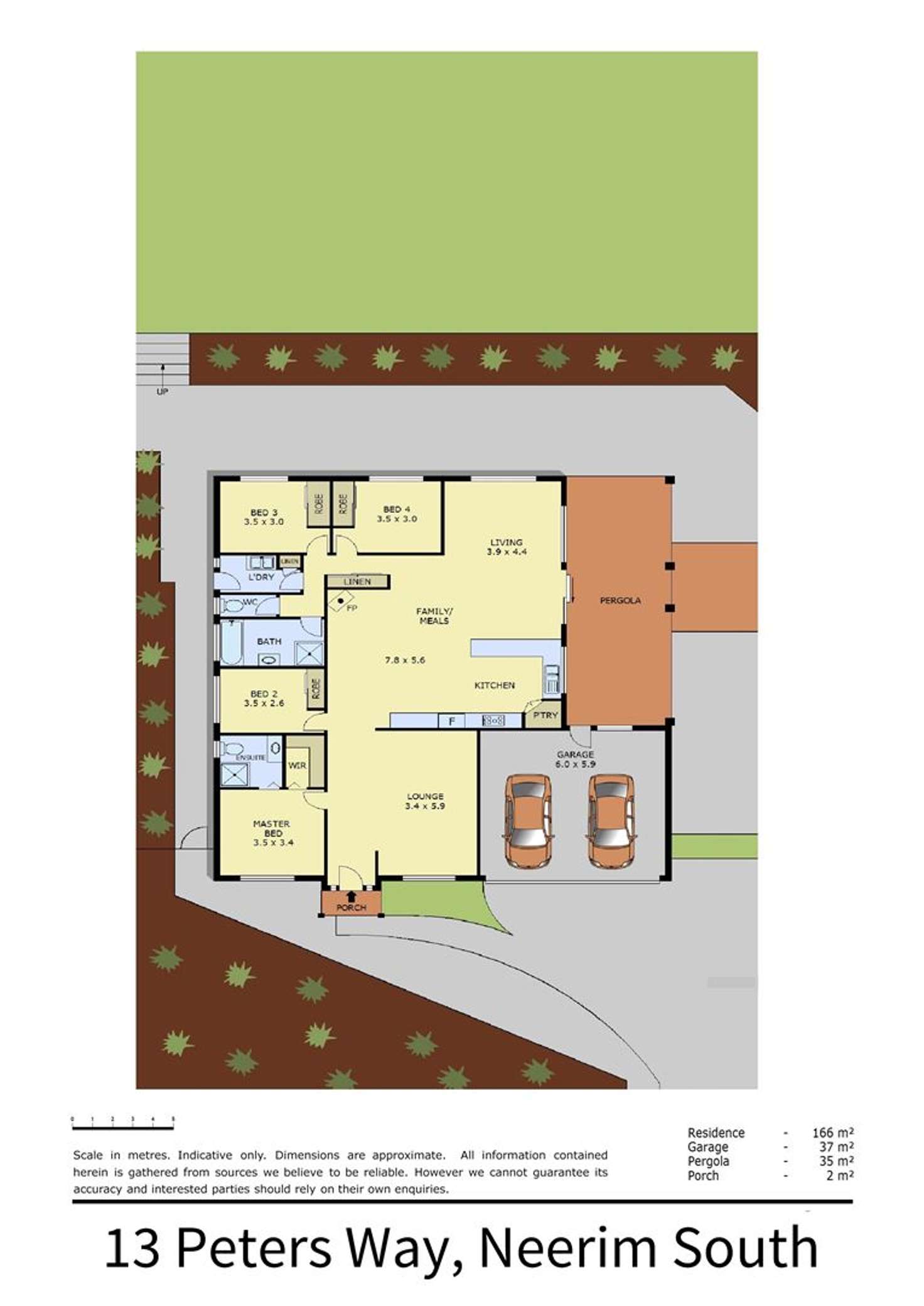 Floorplan of Homely house listing, 13 Peters Way, Neerim South VIC 3831