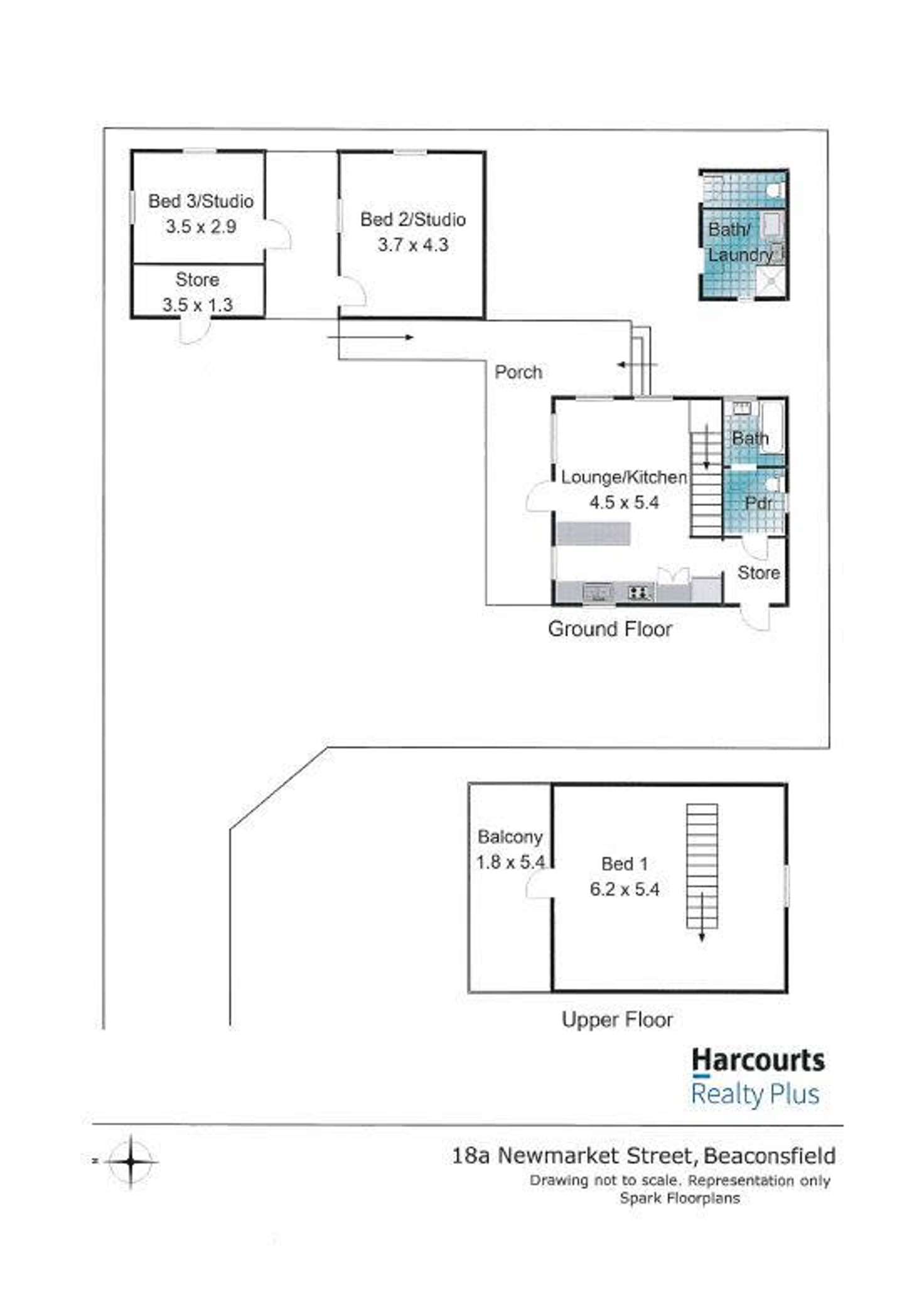 Floorplan of Homely house listing, 18A Newmarket Street, Beaconsfield WA 6162