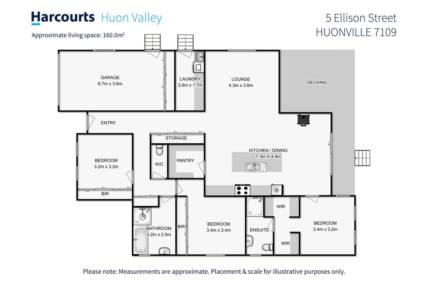Floorplan of Homely house listing, 5 Ellison Street, Huonville TAS 7109