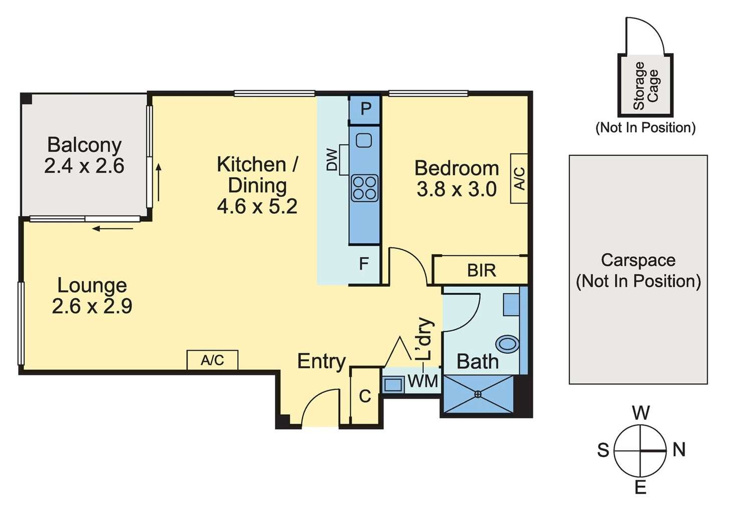 Floorplan of Homely apartment listing, 703C/590 Orrong Road, Armadale VIC 3143