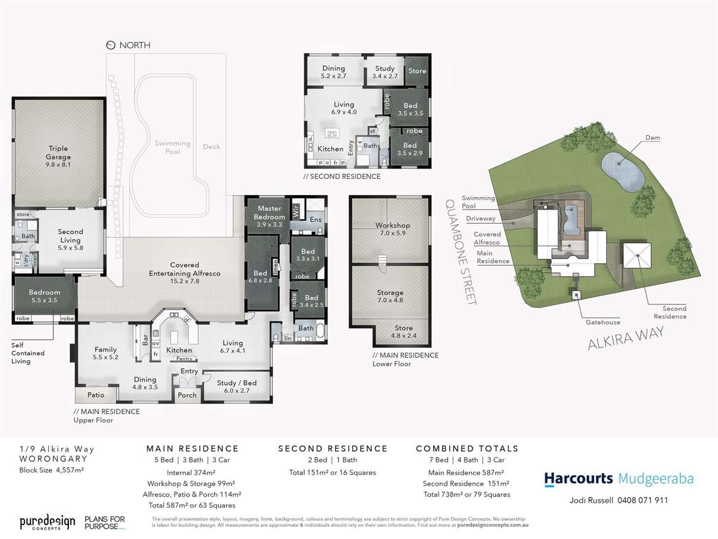 Floorplan of Homely house listing, 1/9 Alkira Way, Worongary QLD 4213