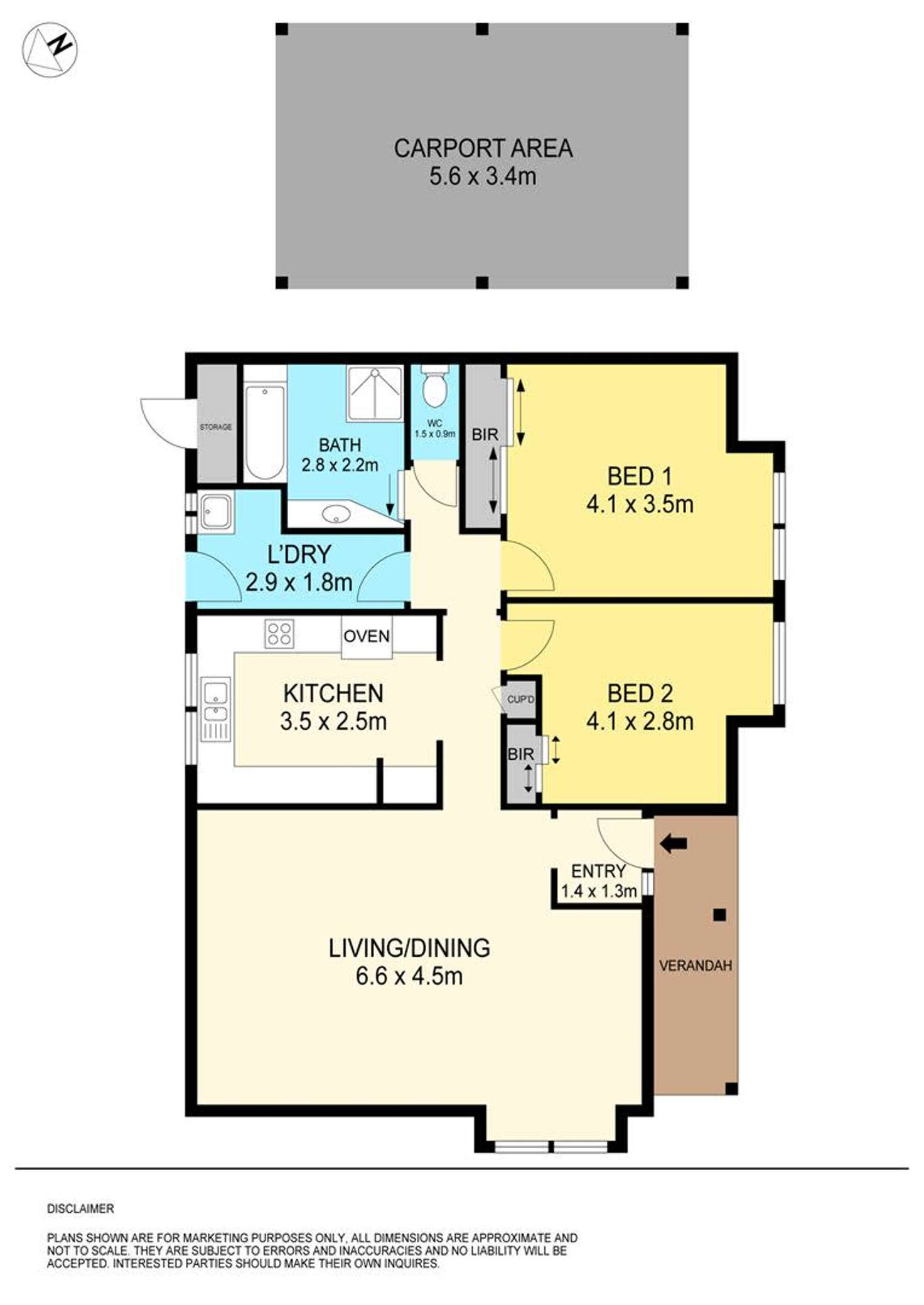 Floorplan of Homely unit listing, 3/4 Castle Court, Ballarat East VIC 3350