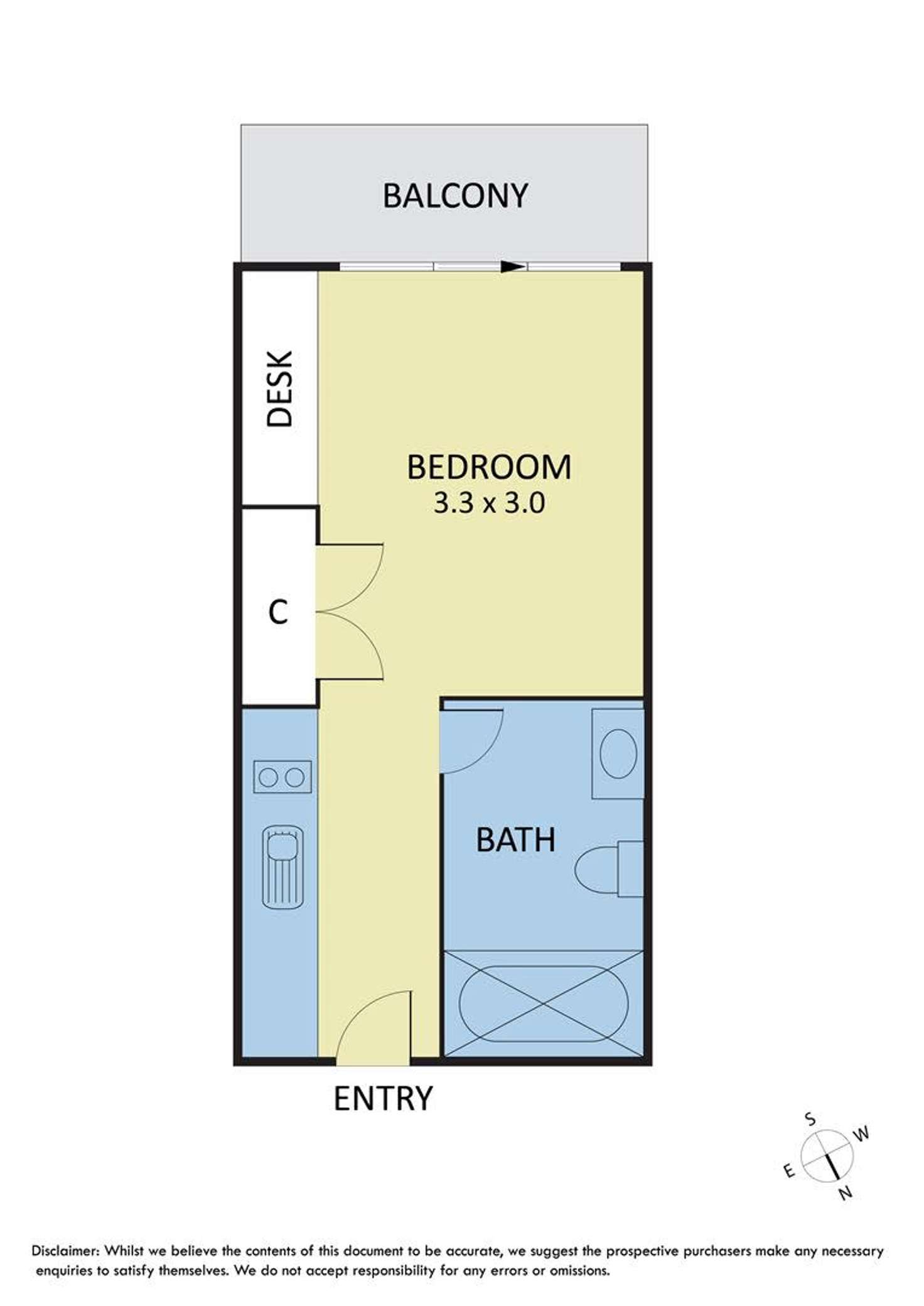 Floorplan of Homely studio listing, 37/16 Poplar Street, Box Hill VIC 3128