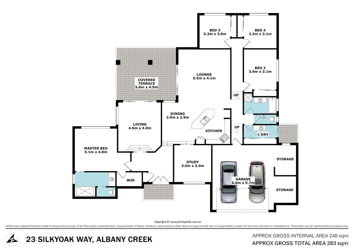 Floorplan of Homely house listing, 23 Silkyoak Way, Albany Creek QLD 4035