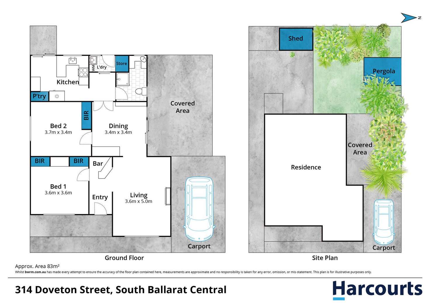 Floorplan of Homely house listing, 314 Doveton Street South, Ballarat Central VIC 3350