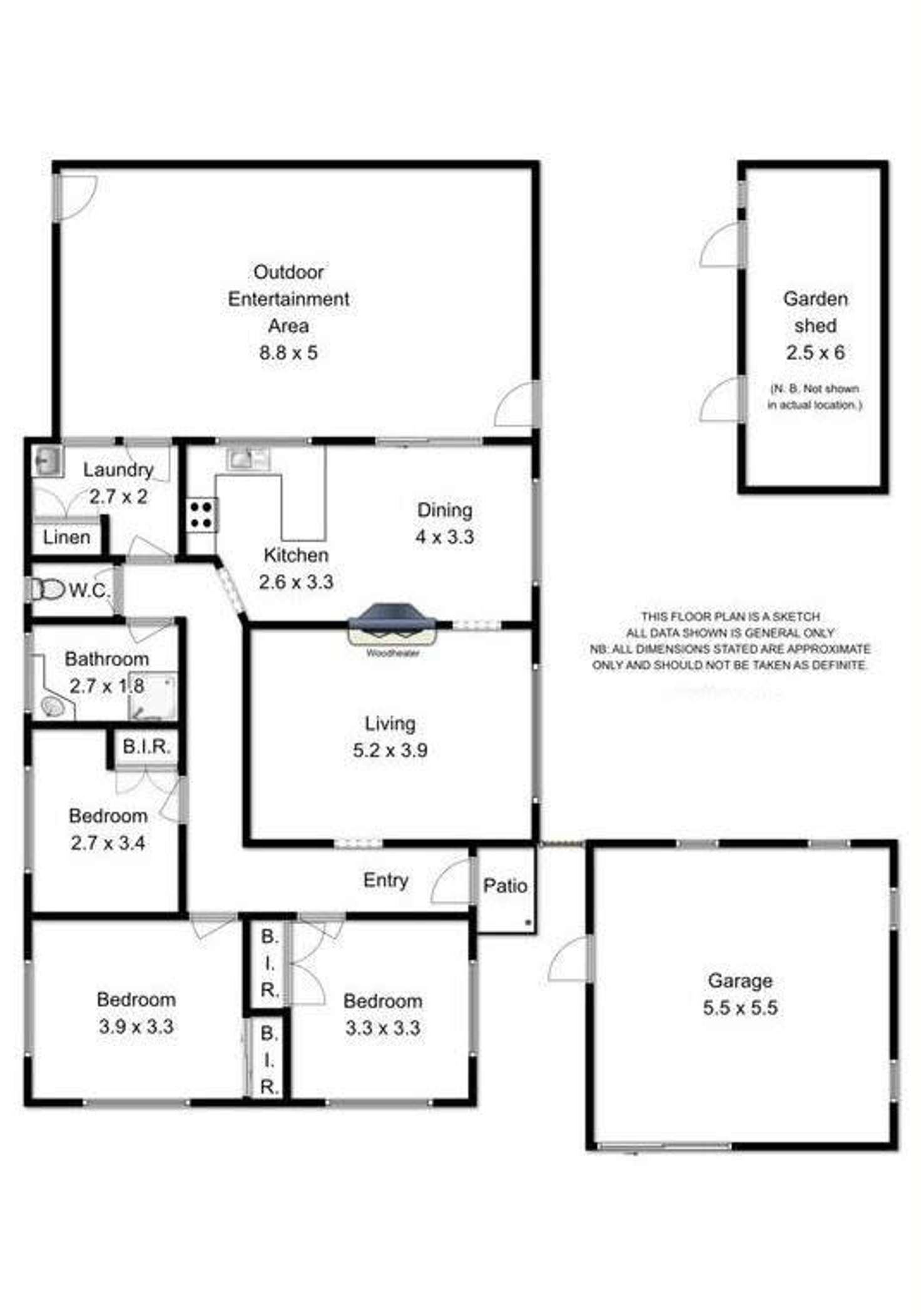 Floorplan of Homely house listing, 277 Weld Street, Beaconsfield TAS 7270