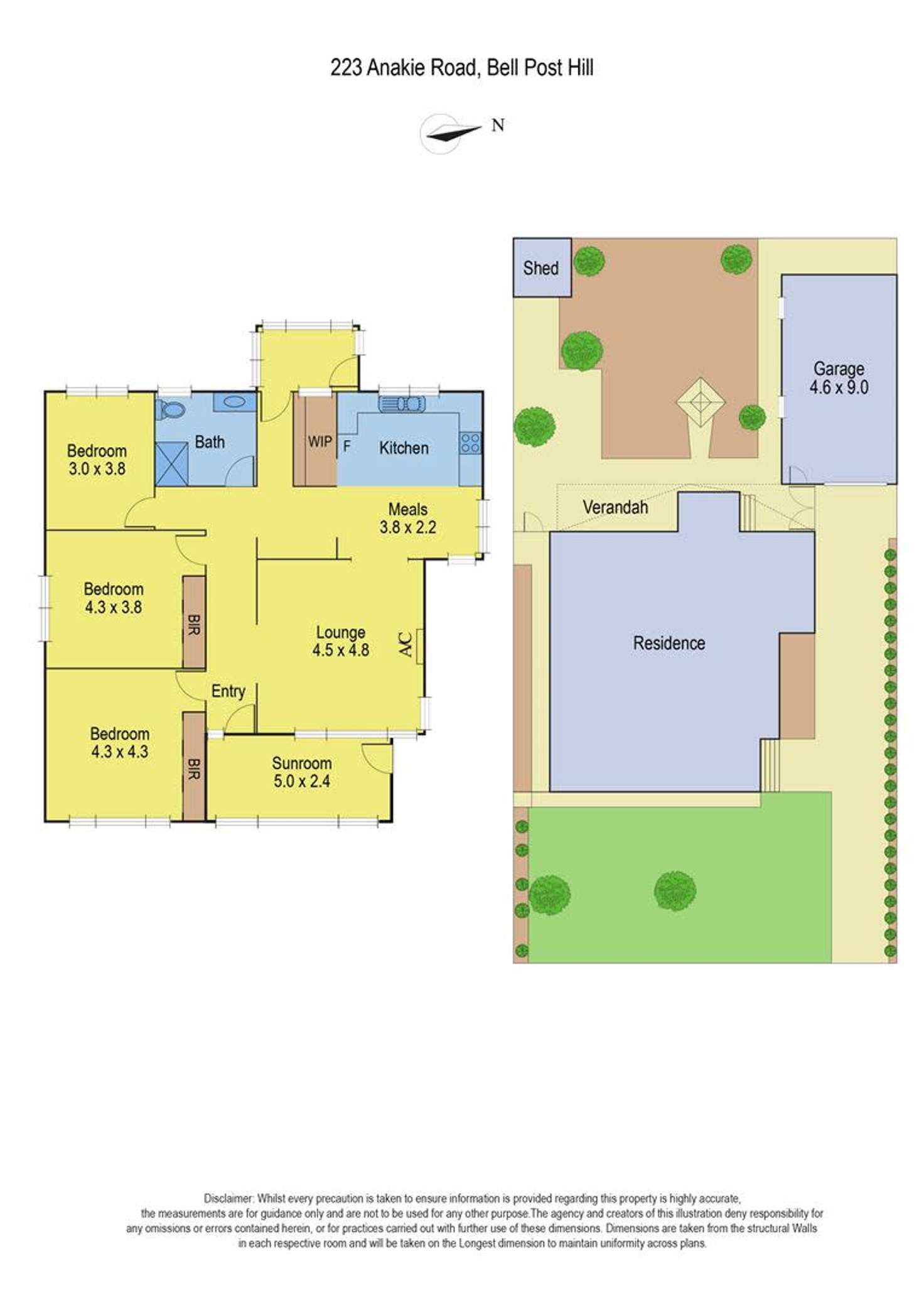 Floorplan of Homely house listing, 223 Anakie Road, Bell Post Hill VIC 3215