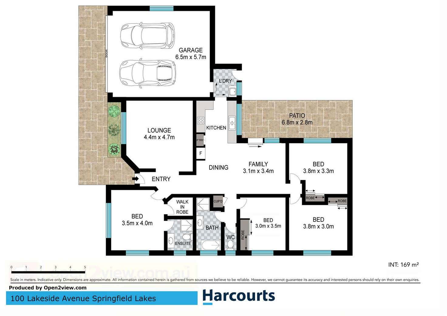 Floorplan of Homely house listing, 100 Lakeside Avenue, Springfield Lakes QLD 4300