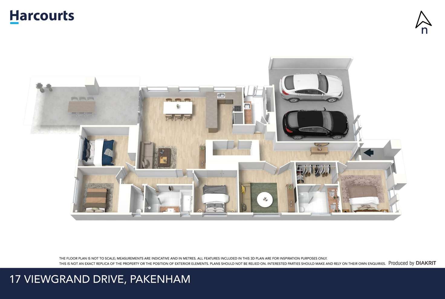 Floorplan of Homely house listing, 17 Viewgrand Drive, Pakenham VIC 3810