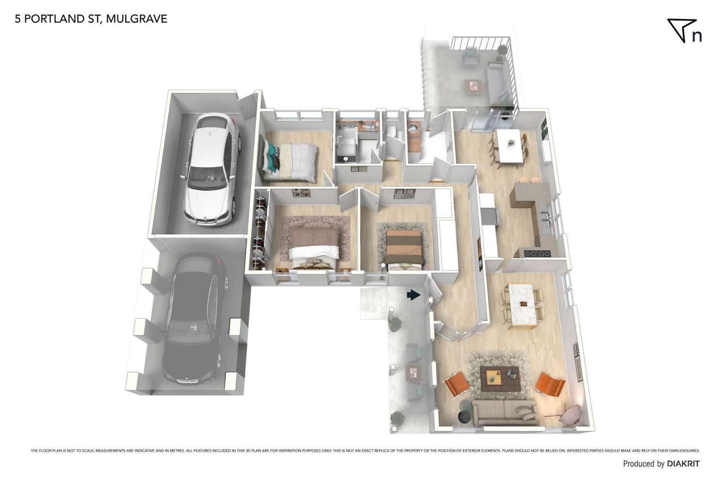 Floorplan of Homely house listing, 5 Portland Street, Mulgrave VIC 3170