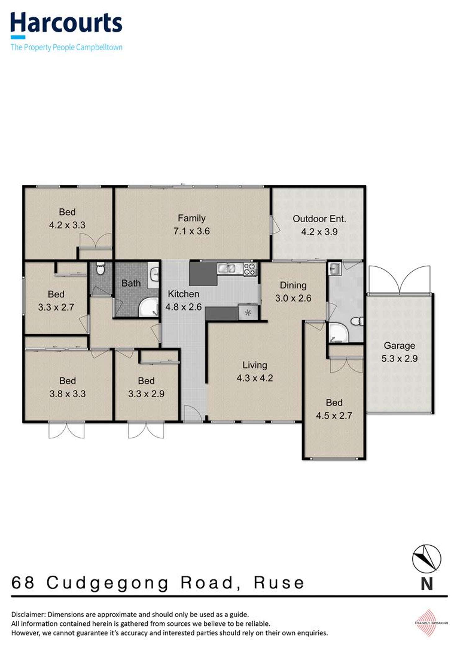 Floorplan of Homely house listing, 68 Cudgegong Road, Ruse NSW 2560