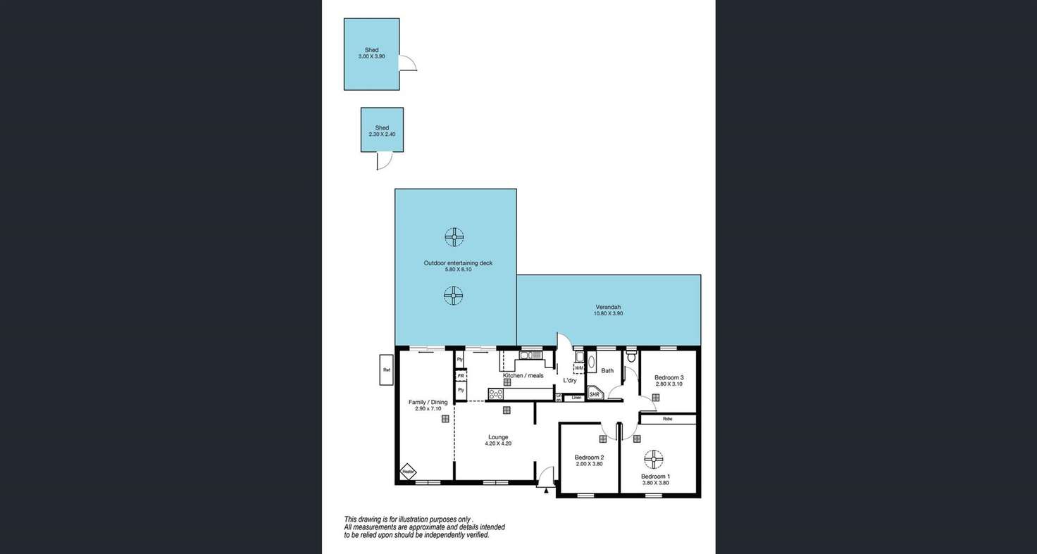 Floorplan of Homely house listing, 40 Southbound Ave, Aberfoyle Park SA 5159