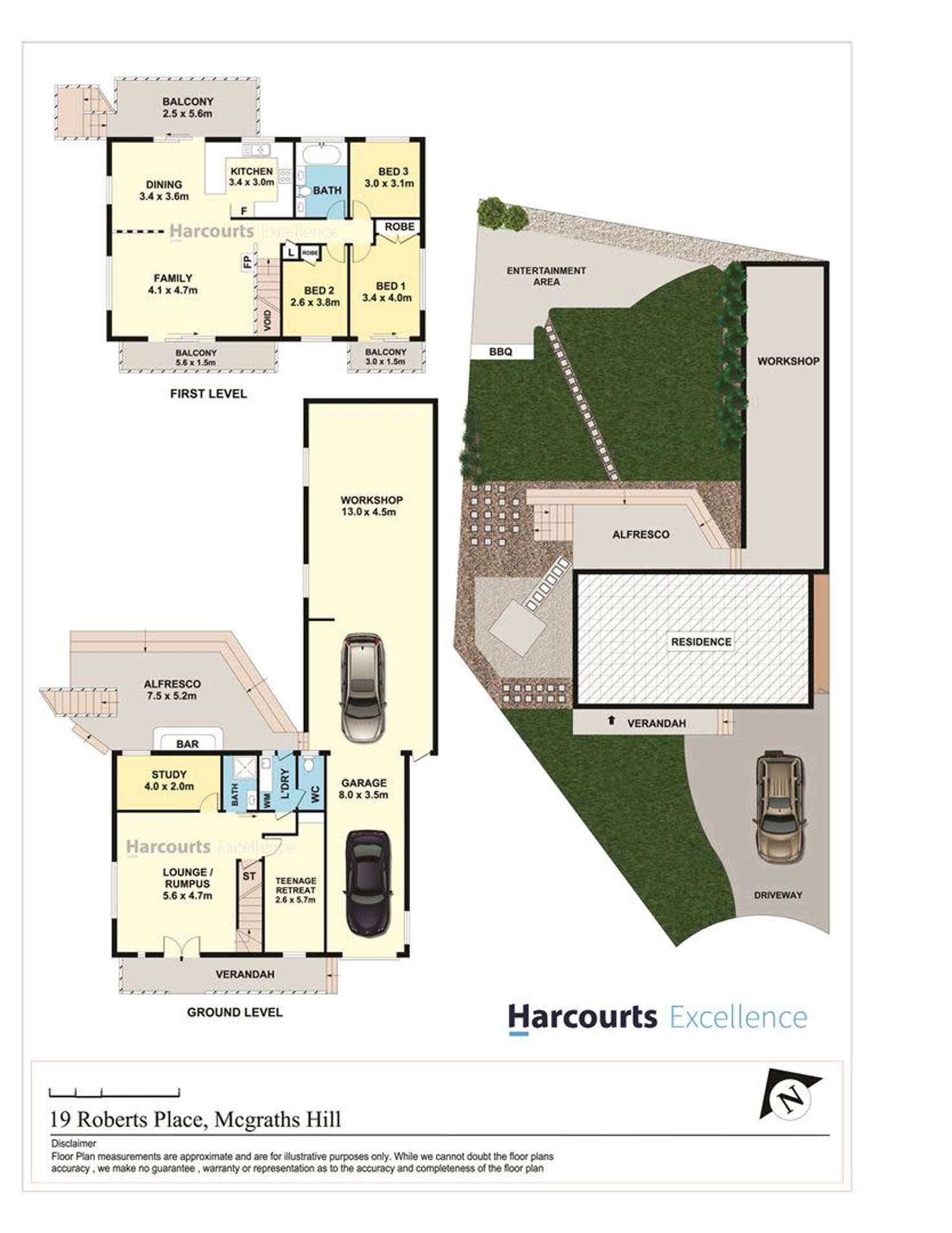 Floorplan of Homely house listing, 19 Roberts Place, Mcgraths Hill NSW 2756