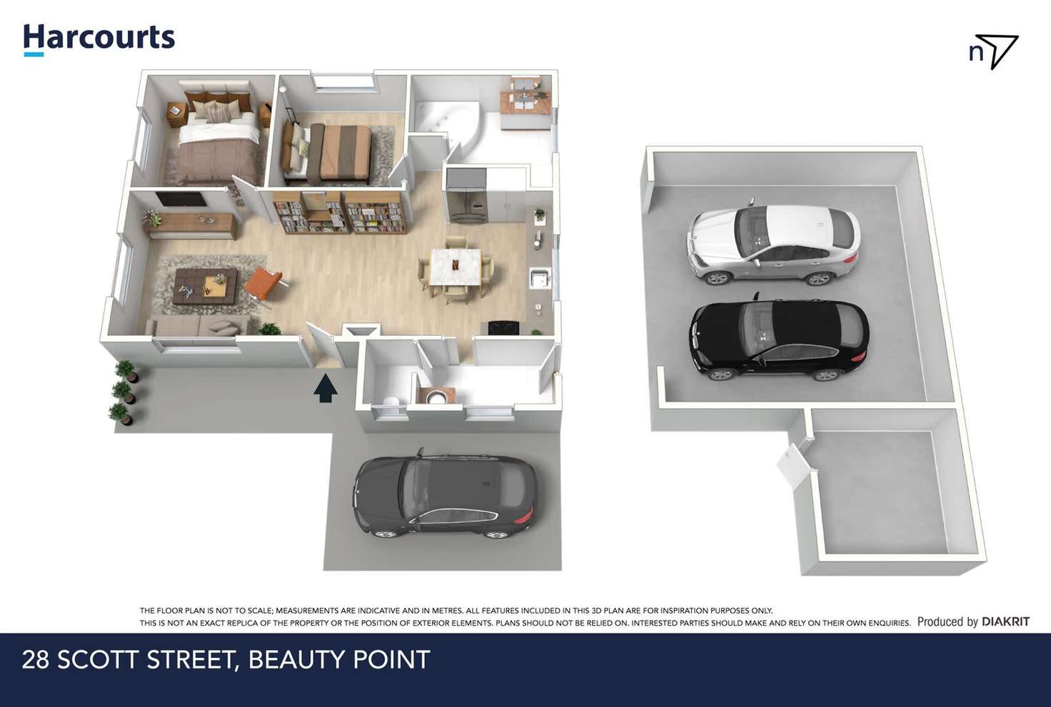 Floorplan of Homely house listing, 28 Scott Street, Beauty Point TAS 7270