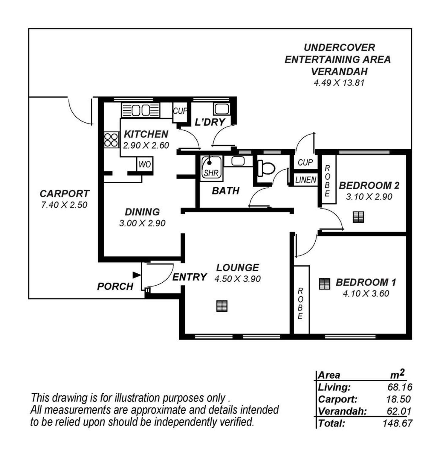 Floorplan of Homely unit listing, Unit 7/5 Olive Road, Evandale SA 5069