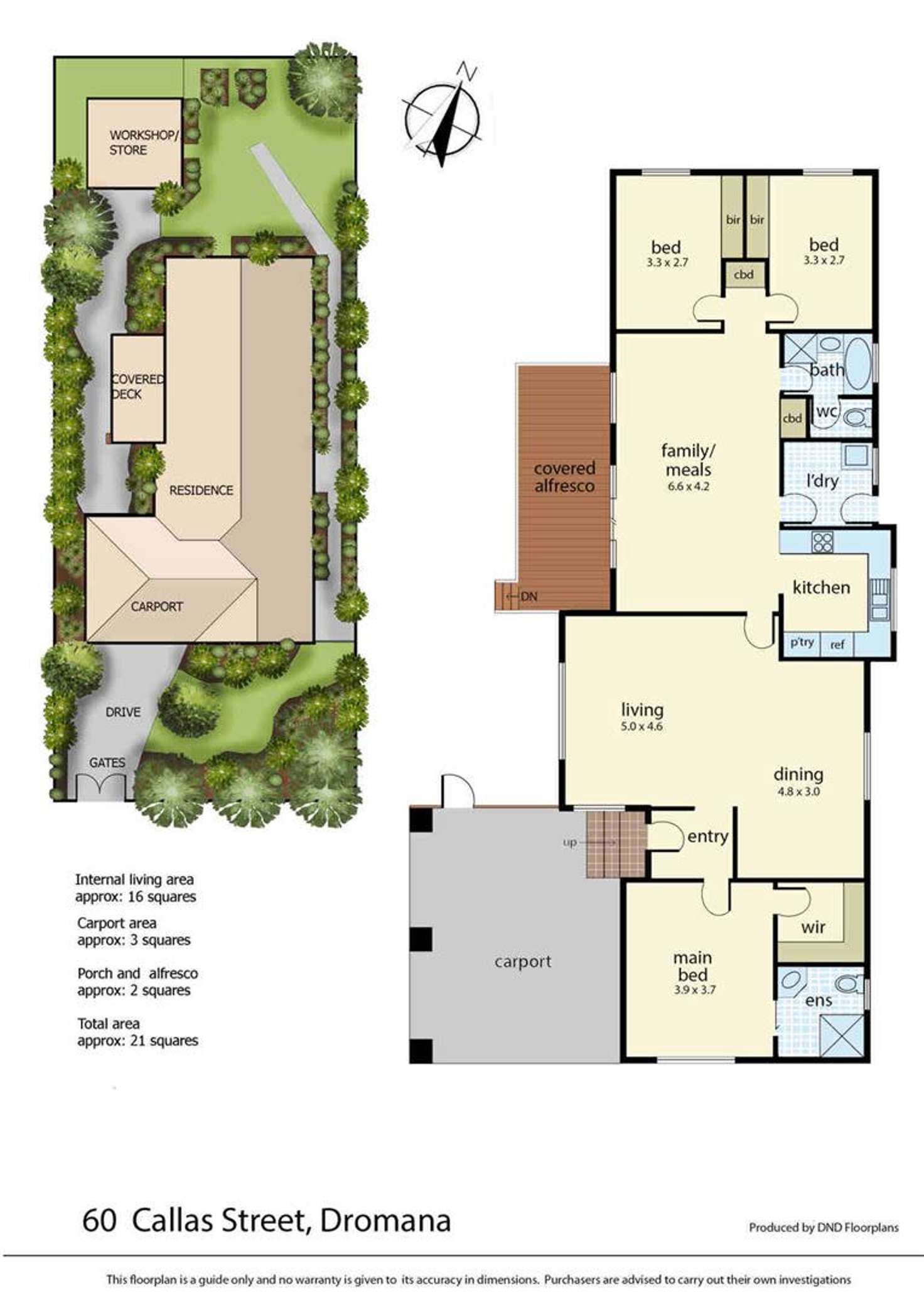 Floorplan of Homely house listing, 60 Callas Street, Dromana VIC 3936