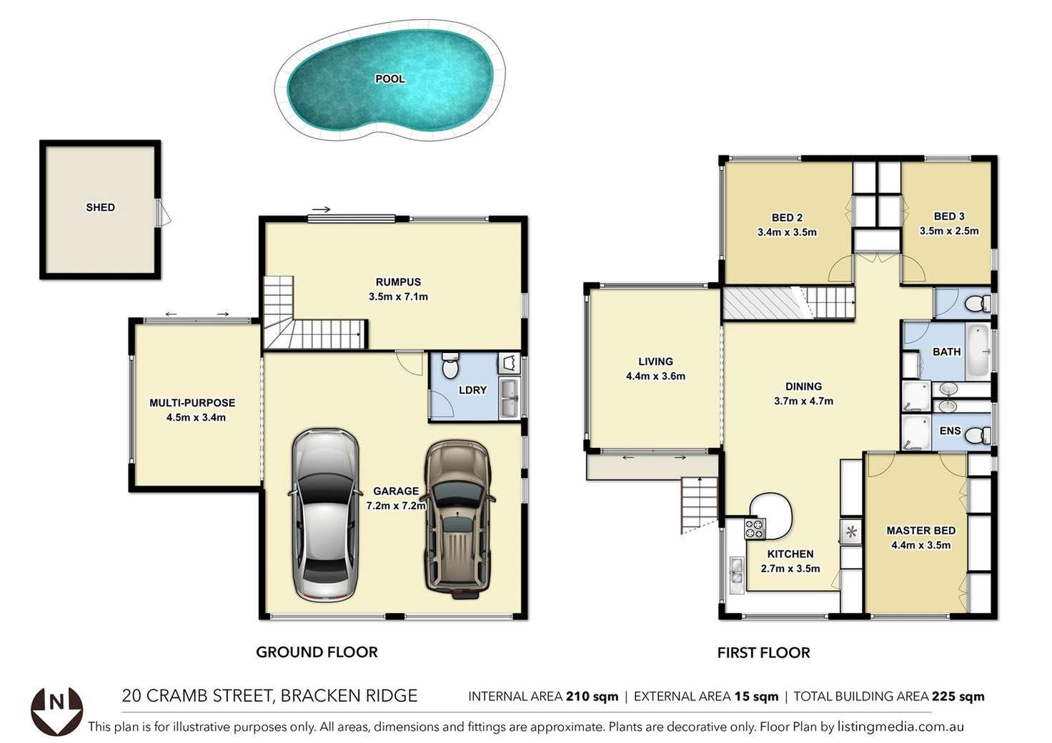 Floorplan of Homely house listing, 20 Cramb Street, Bracken Ridge QLD 4017