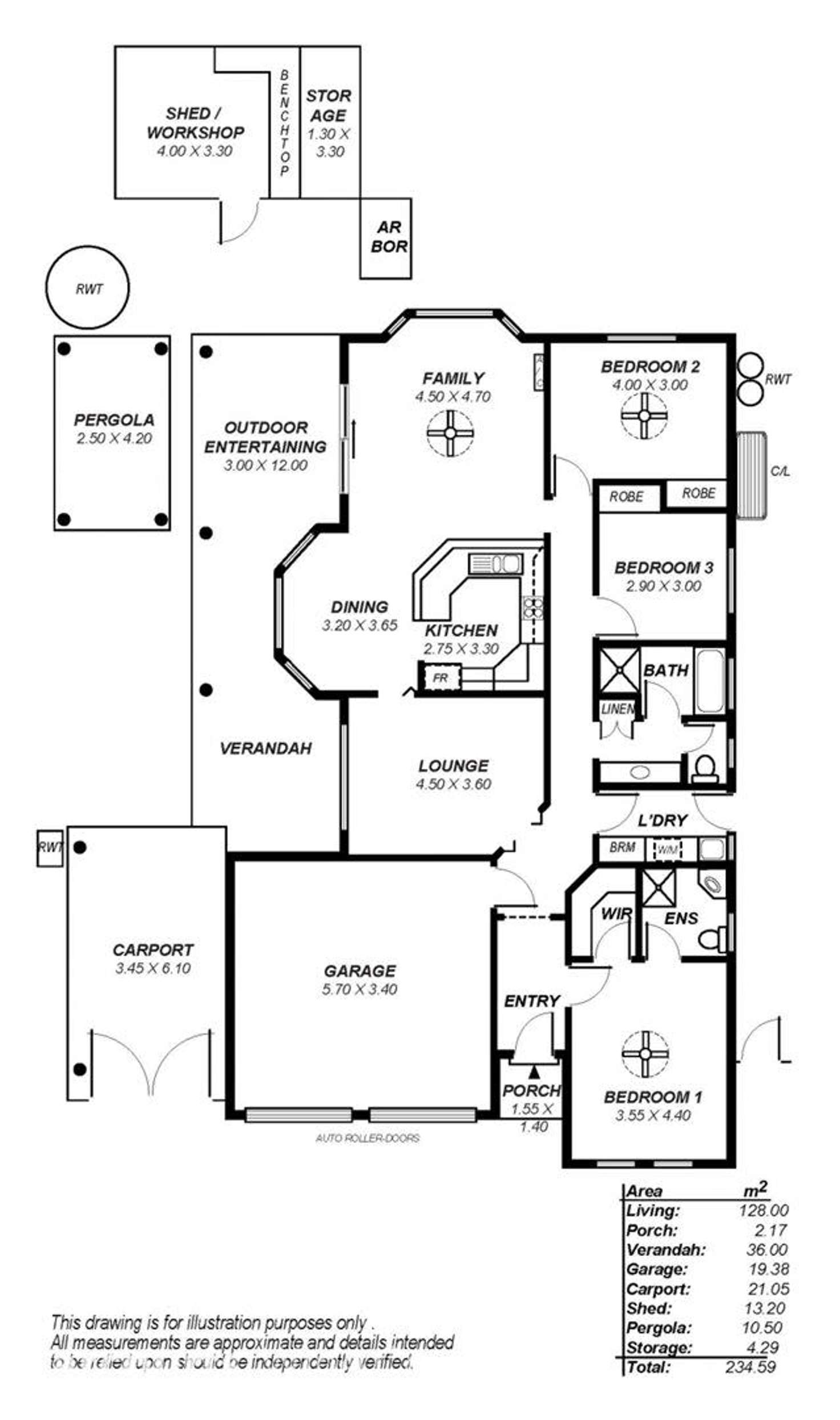 Floorplan of Homely house listing, 13 Polkinghorne Avenue, Aldinga Beach SA 5173