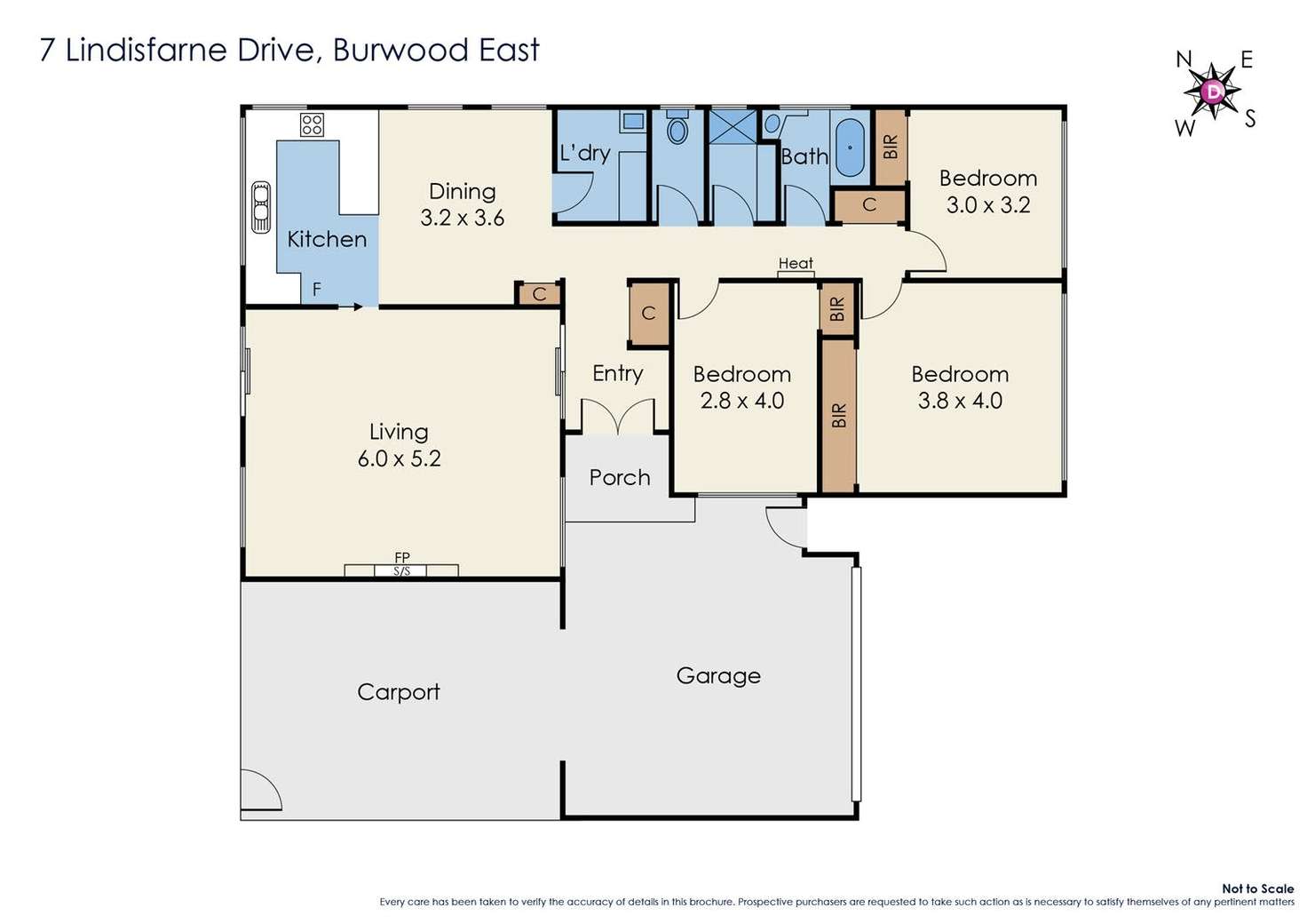 Floorplan of Homely house listing, 7 Lindisfarne Drive, Burwood East VIC 3151