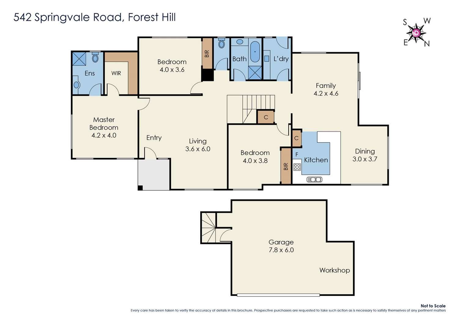 Floorplan of Homely house listing, 542 Springvale Road, Forest Hill VIC 3131