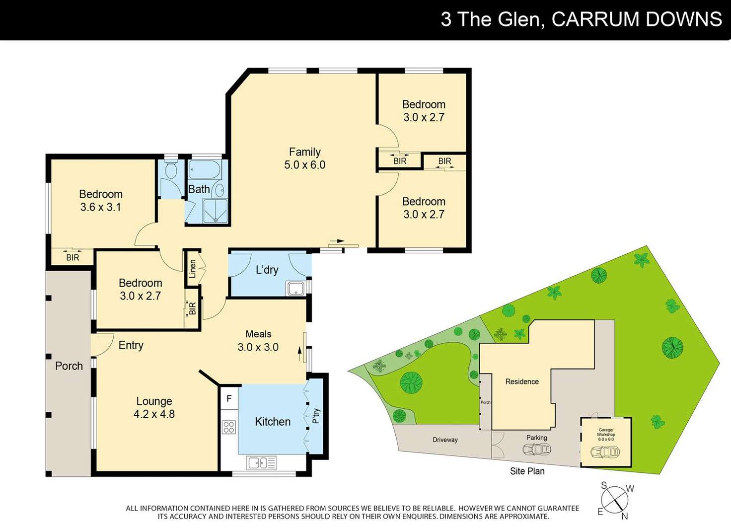 Floorplan of Homely house listing, 3 The Glen, Carrum Downs VIC 3201