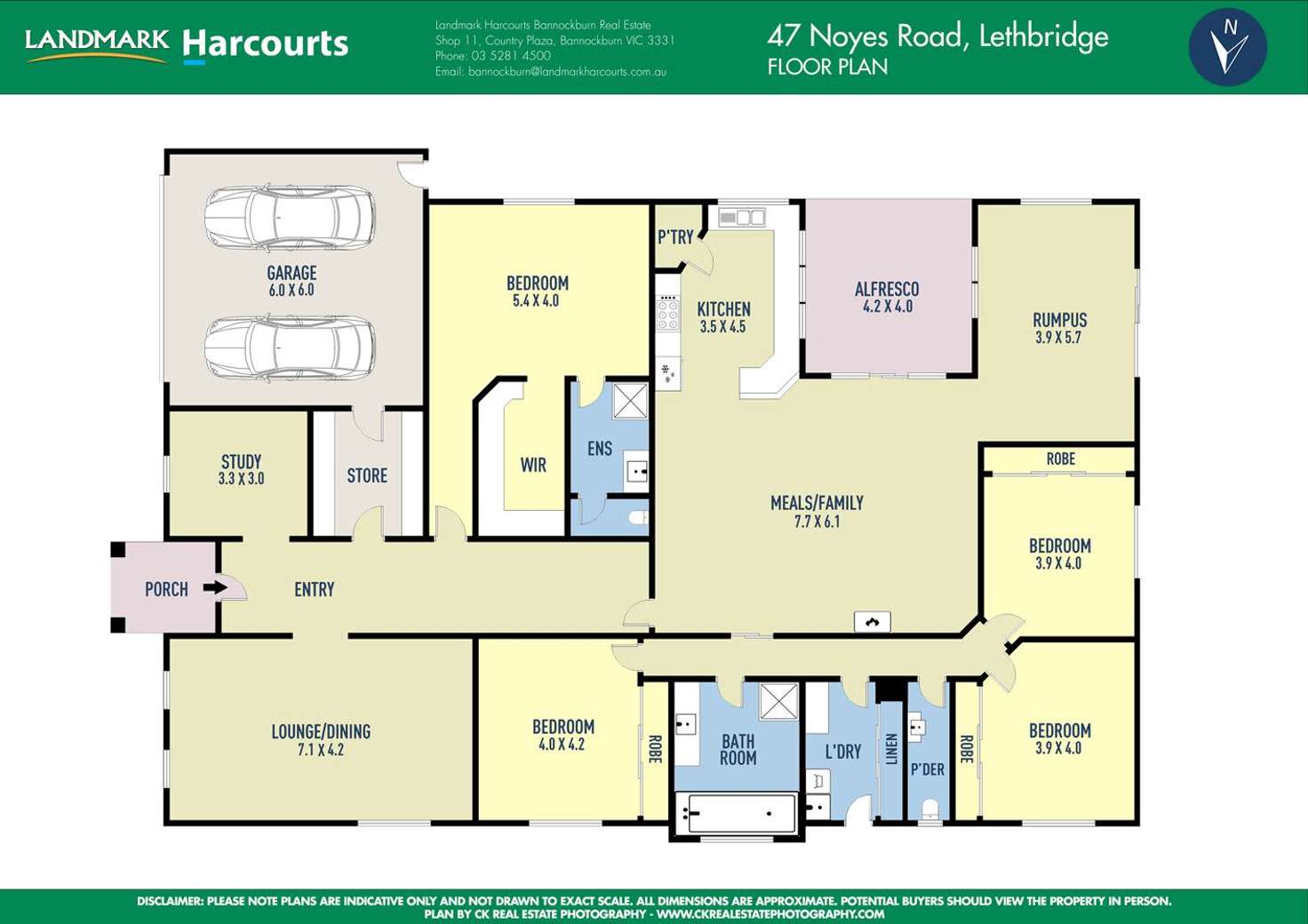 Floorplan of Homely house listing, 47 Noyes Road, Lethbridge VIC 3332