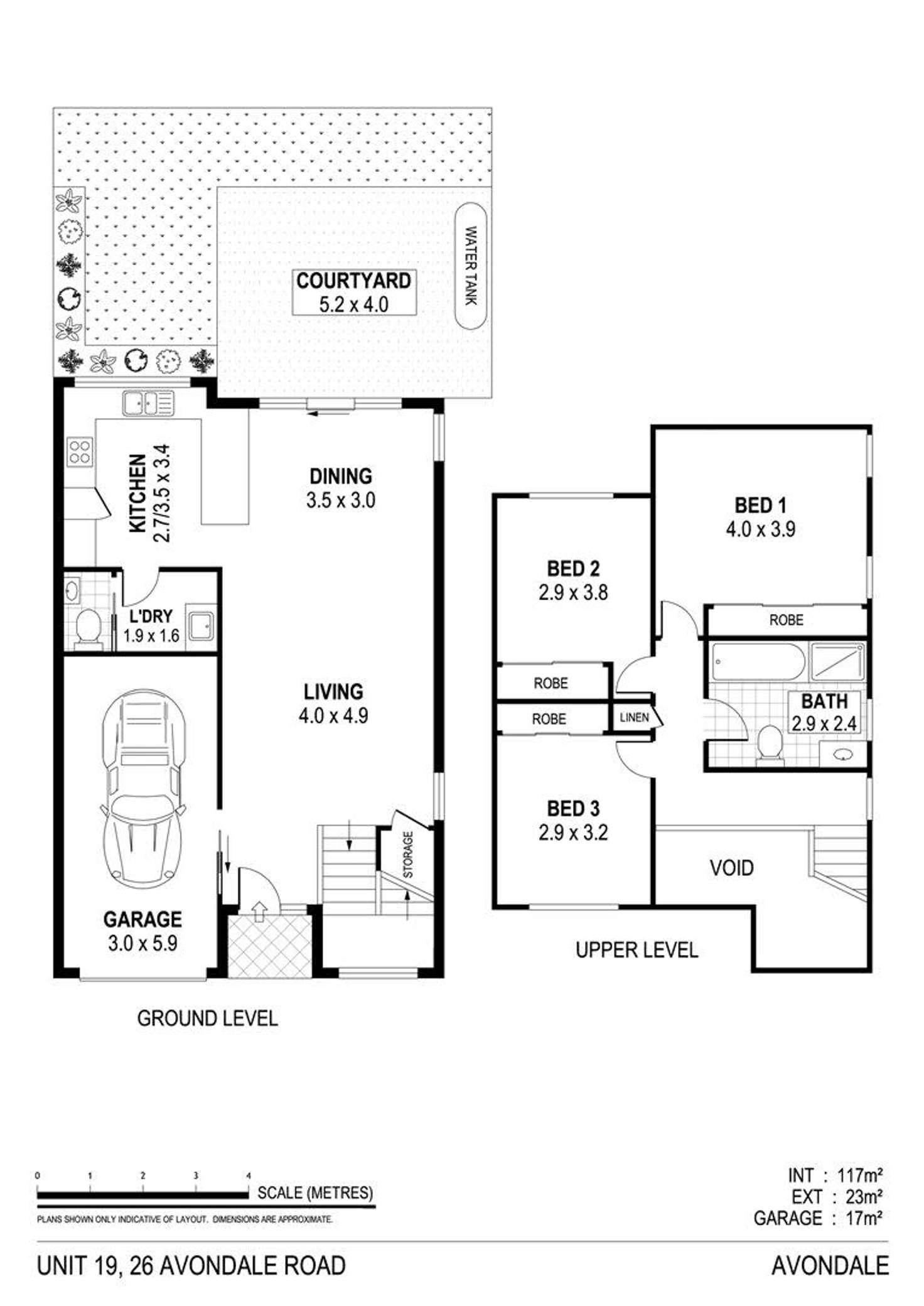 Floorplan of Homely townhouse listing, 19/26 Avondale Road, Avondale NSW 2530