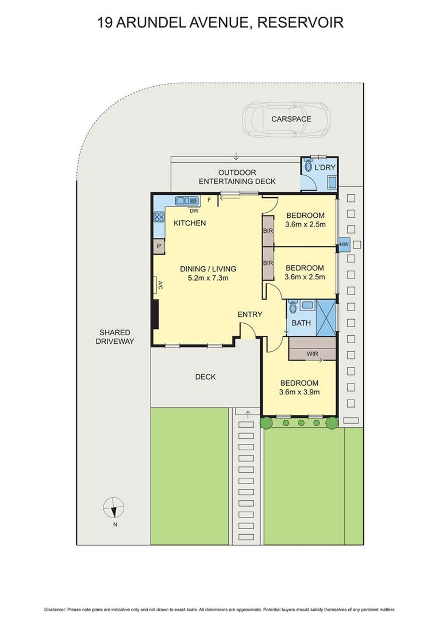 Floorplan of Homely house listing, 19 Arundel Ave, Reservoir VIC 3073
